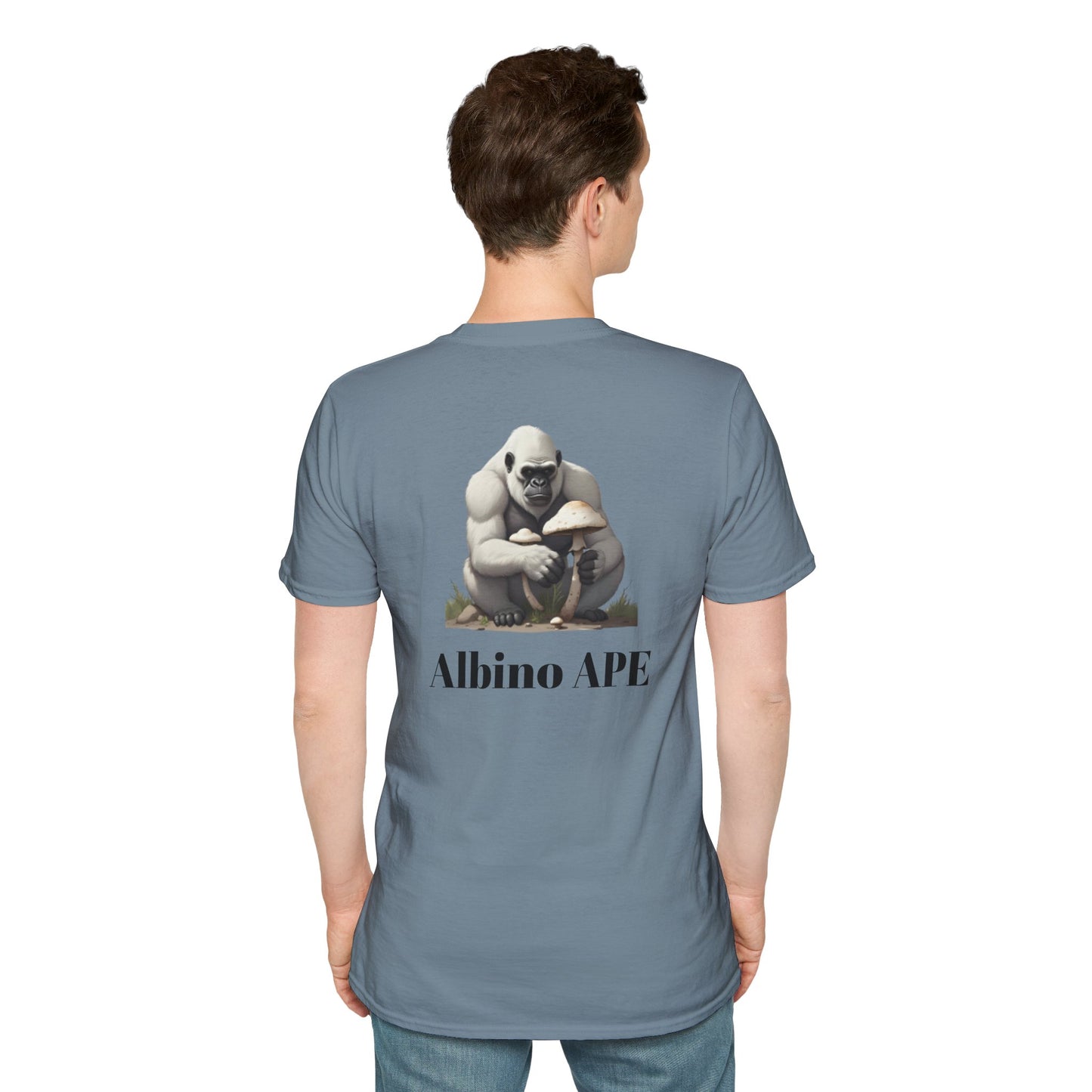 Albino Ape Unisex T-Shirt - Funny Animal Tee, Gift for Ape Lovers
