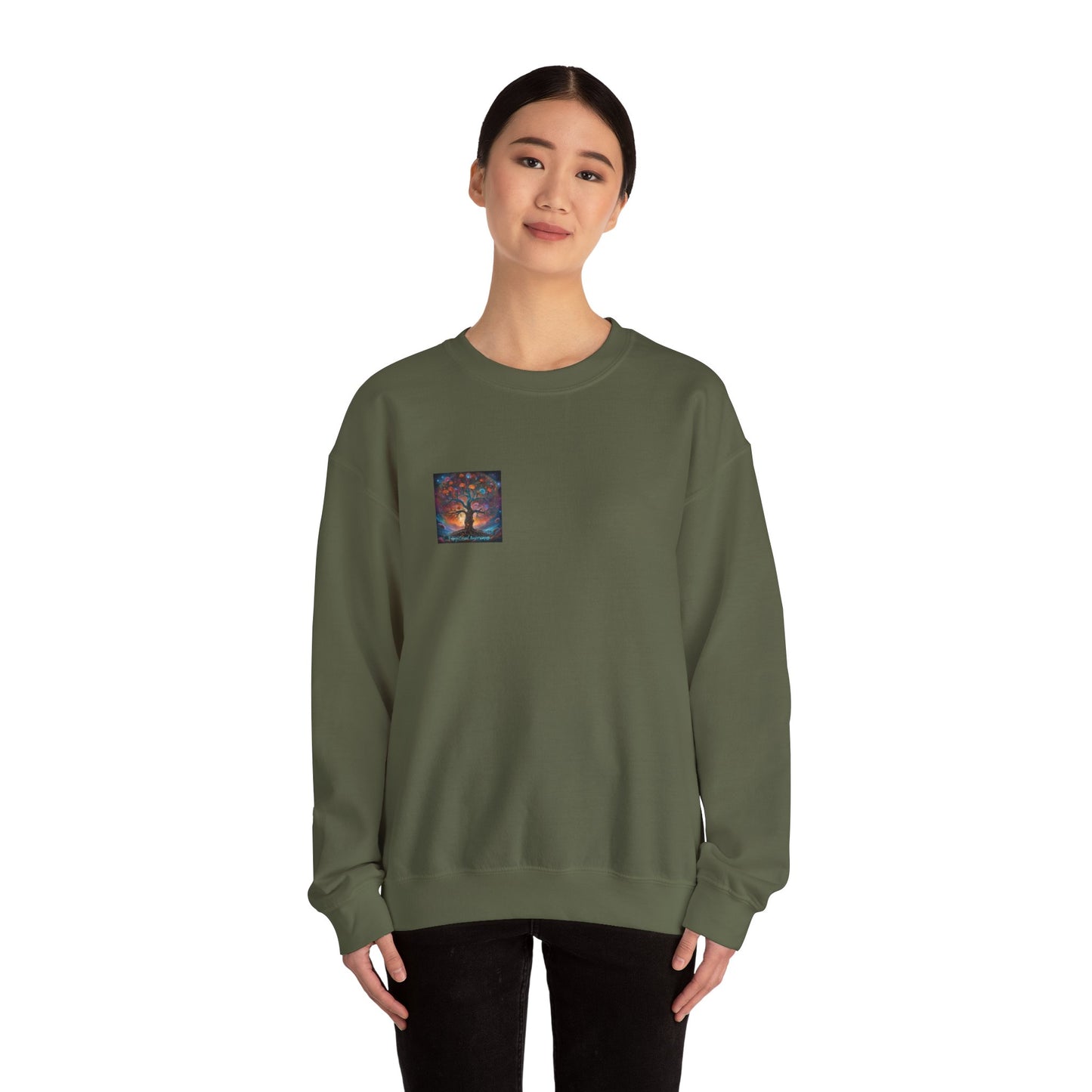 Unisex Heavy Blend™ Crewneck Sweatshirt Mushroom, DNA, Triangle