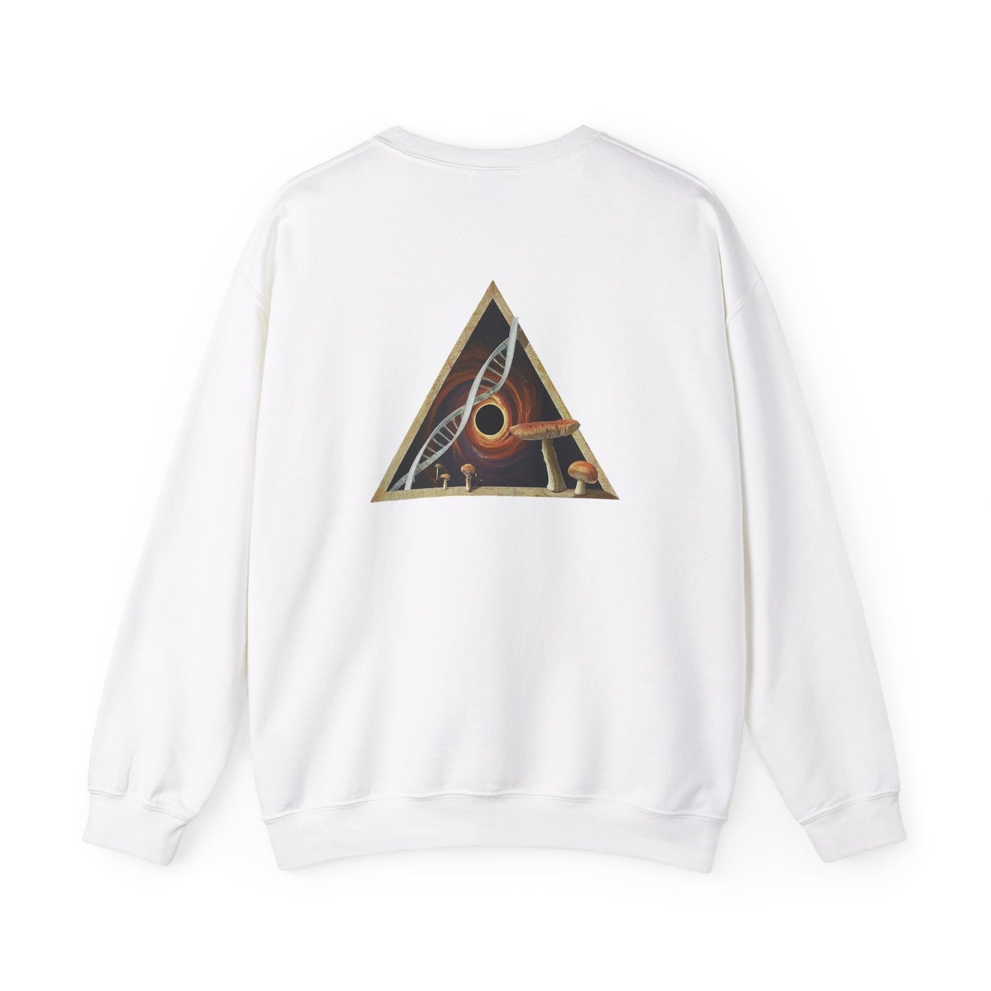 Unisex Heavy Blend™ Crewneck Sweatshirt Mushroom, DNA, Triangle