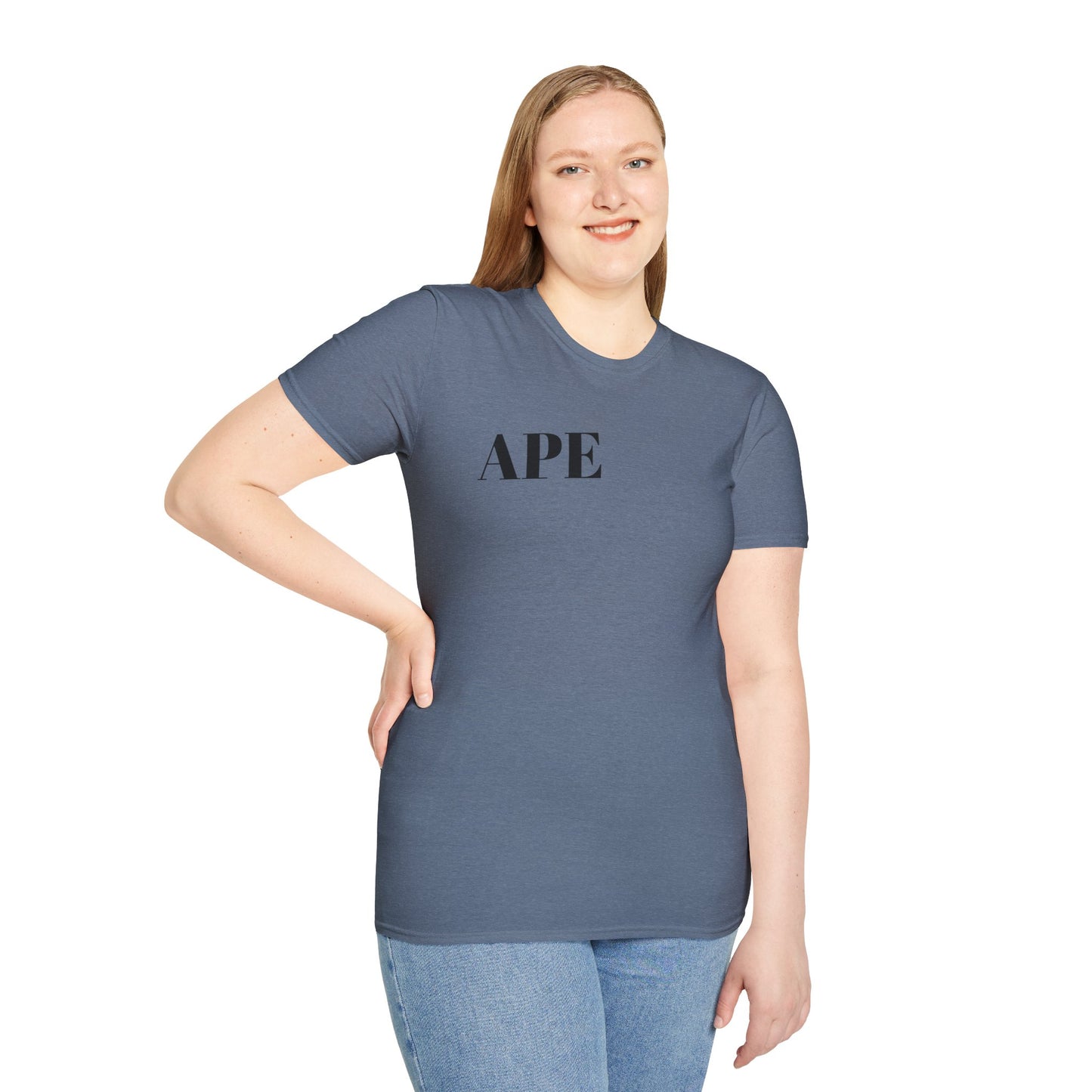 Albino Ape Unisex T-Shirt - Funny Animal Tee, Gift for Ape Lovers