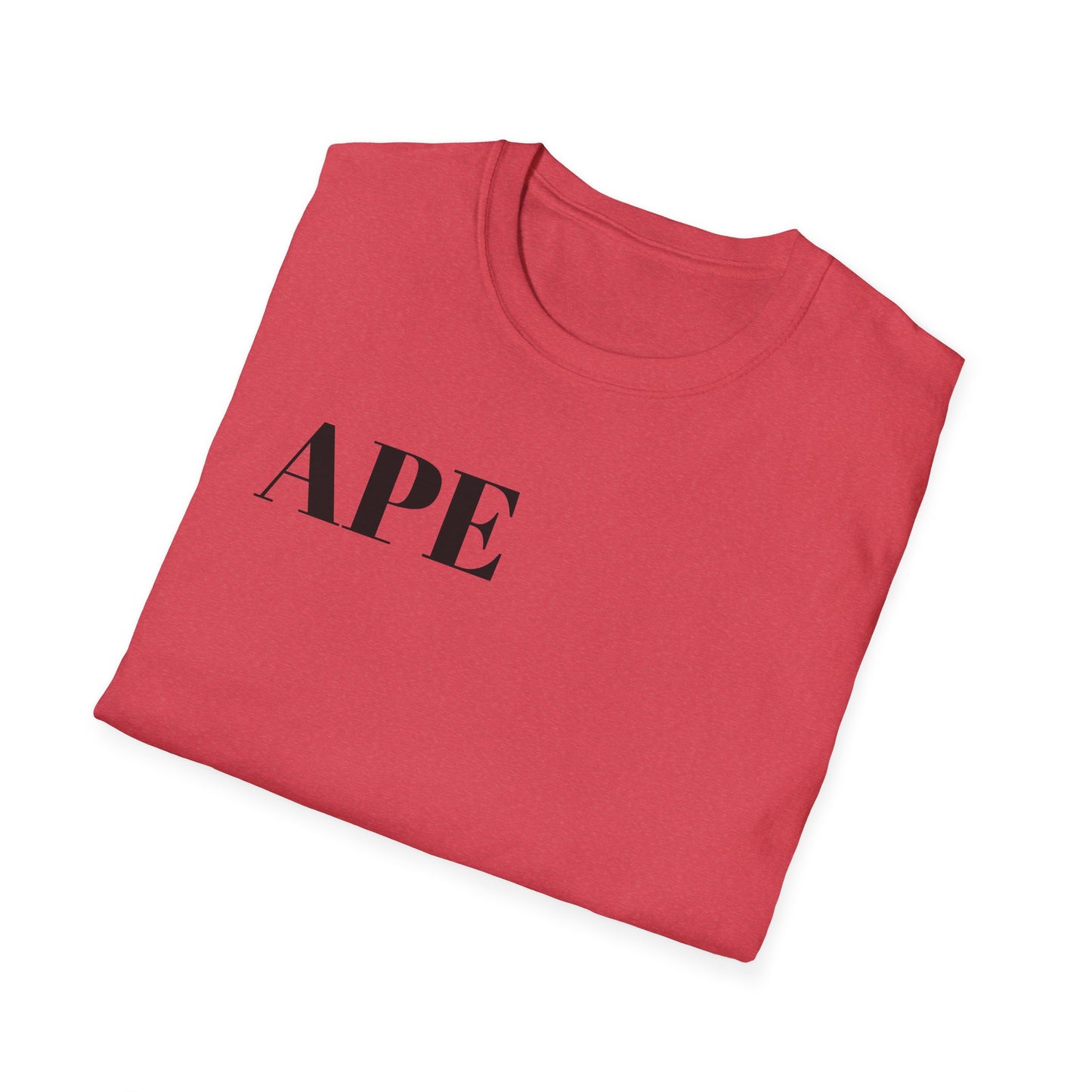 Albino Ape Unisex T-Shirt - Funny Animal Tee, Gift for Ape Lovers