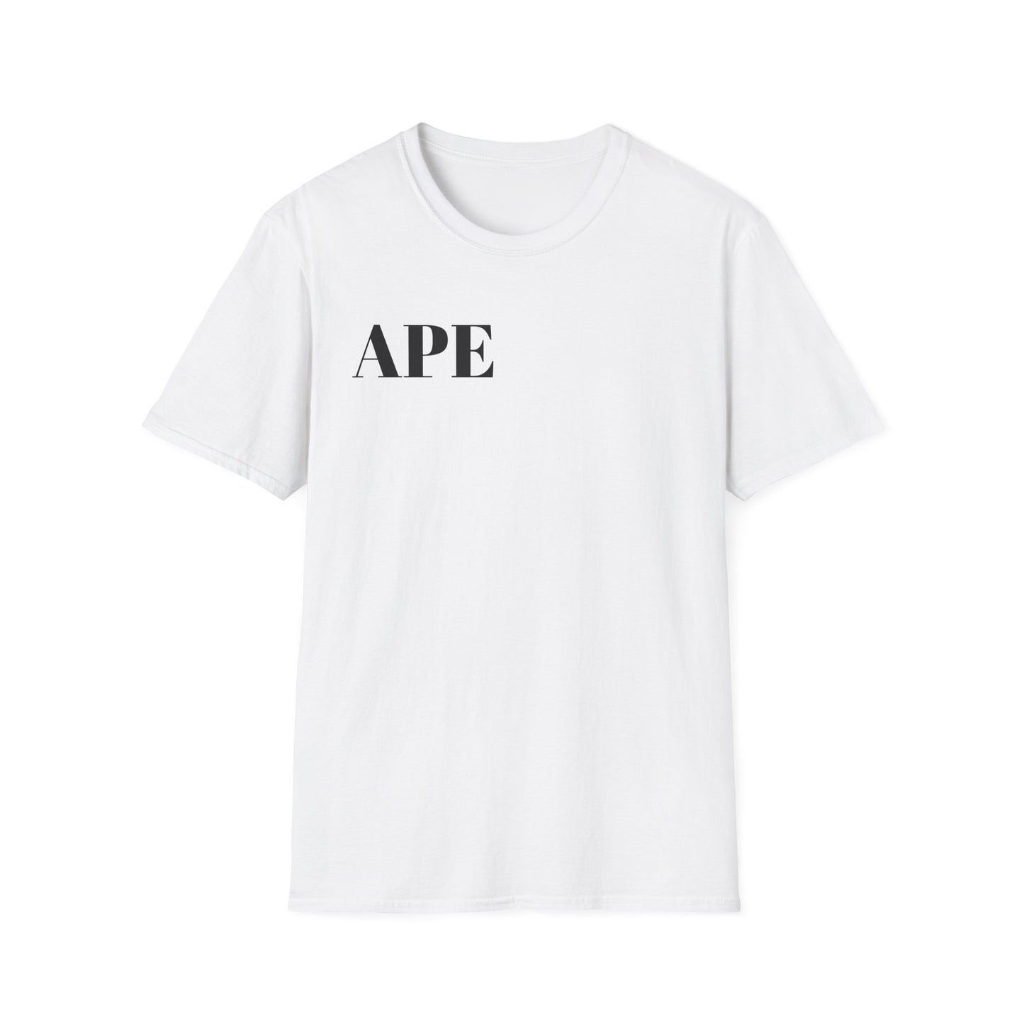 Albino Ape Unisex T-Shirt - Funny Animal Tee, Gift for Ape Lovers