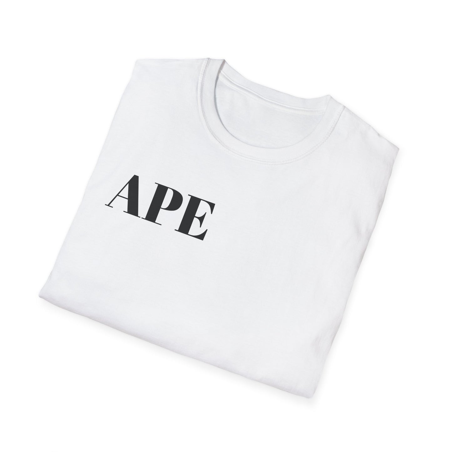 Albino Ape Unisex T-Shirt - Funny Animal Tee, Gift for Ape Lovers
