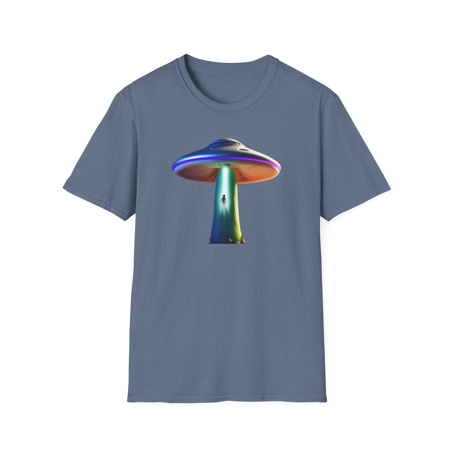 Mushroom UFO T-Shirt | Retro Alien Sci-Fi Graphic Tee