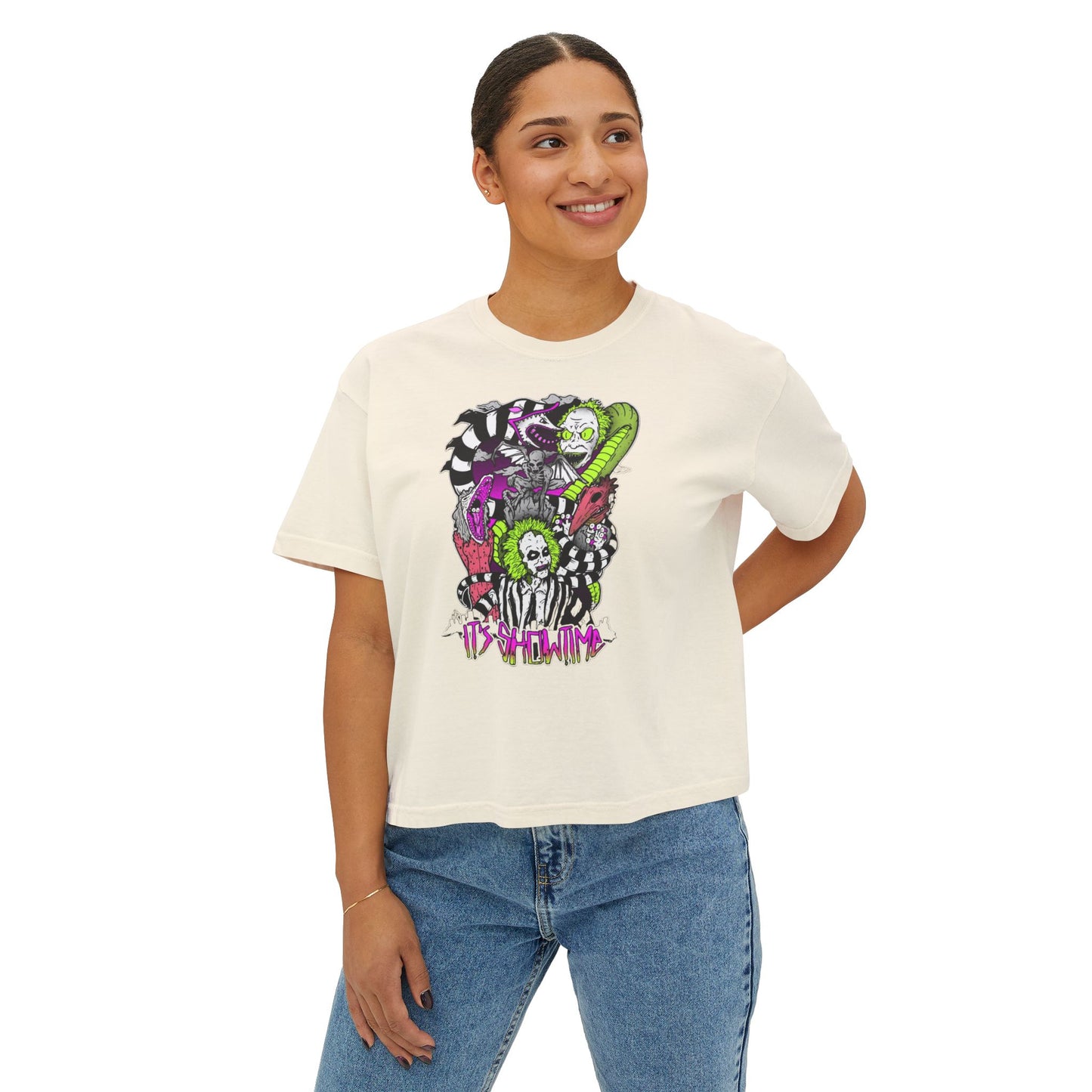 Women's Boxy Tee - Beetlejuice Shirt