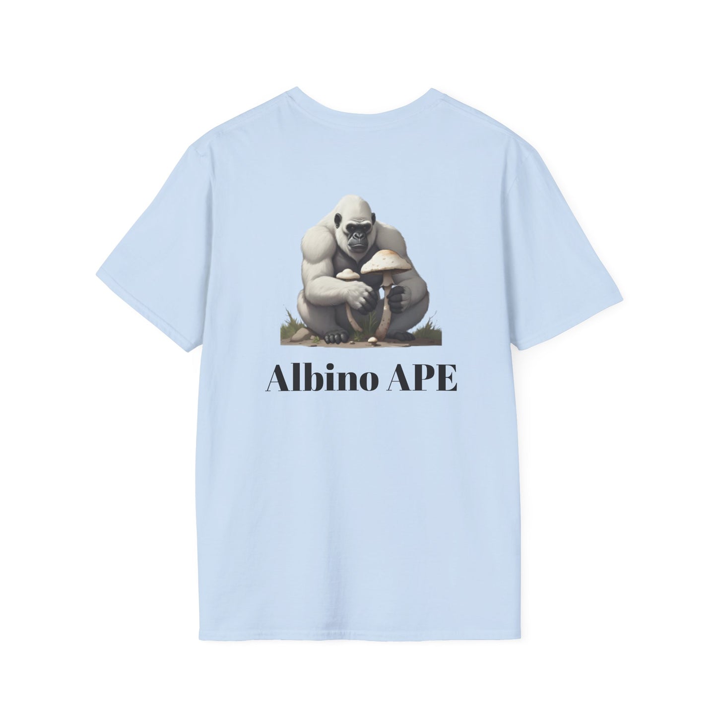 Albino Ape Unisex T-Shirt - Funny Animal Tee, Gift for Ape Lovers