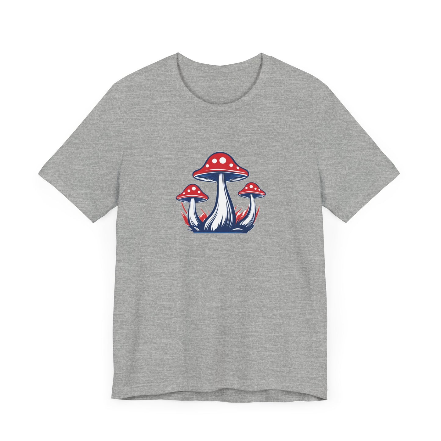 T-Shirt - Patriotic Mushrooms Unisex Jersey Short Sleeve Tee