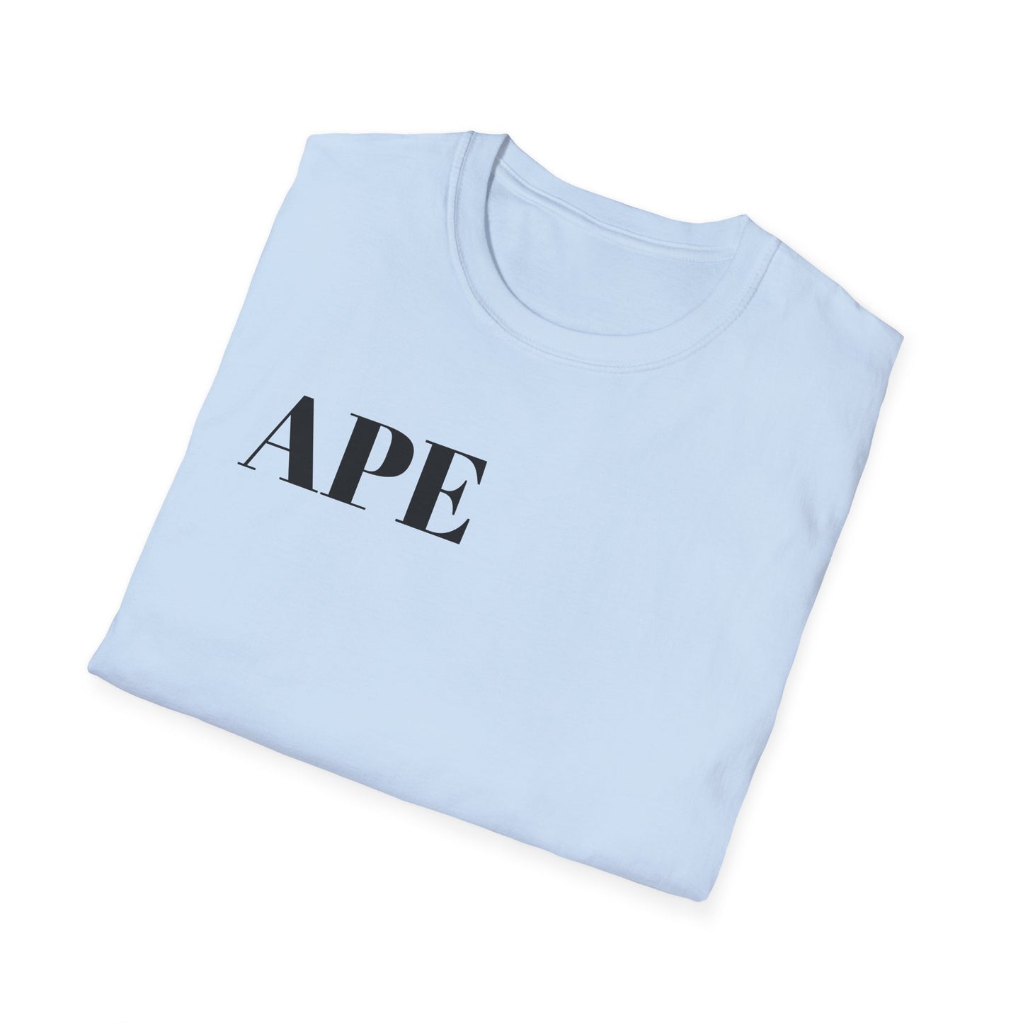 Albino Ape Unisex T-Shirt - Funny Animal Tee, Gift for Ape Lovers