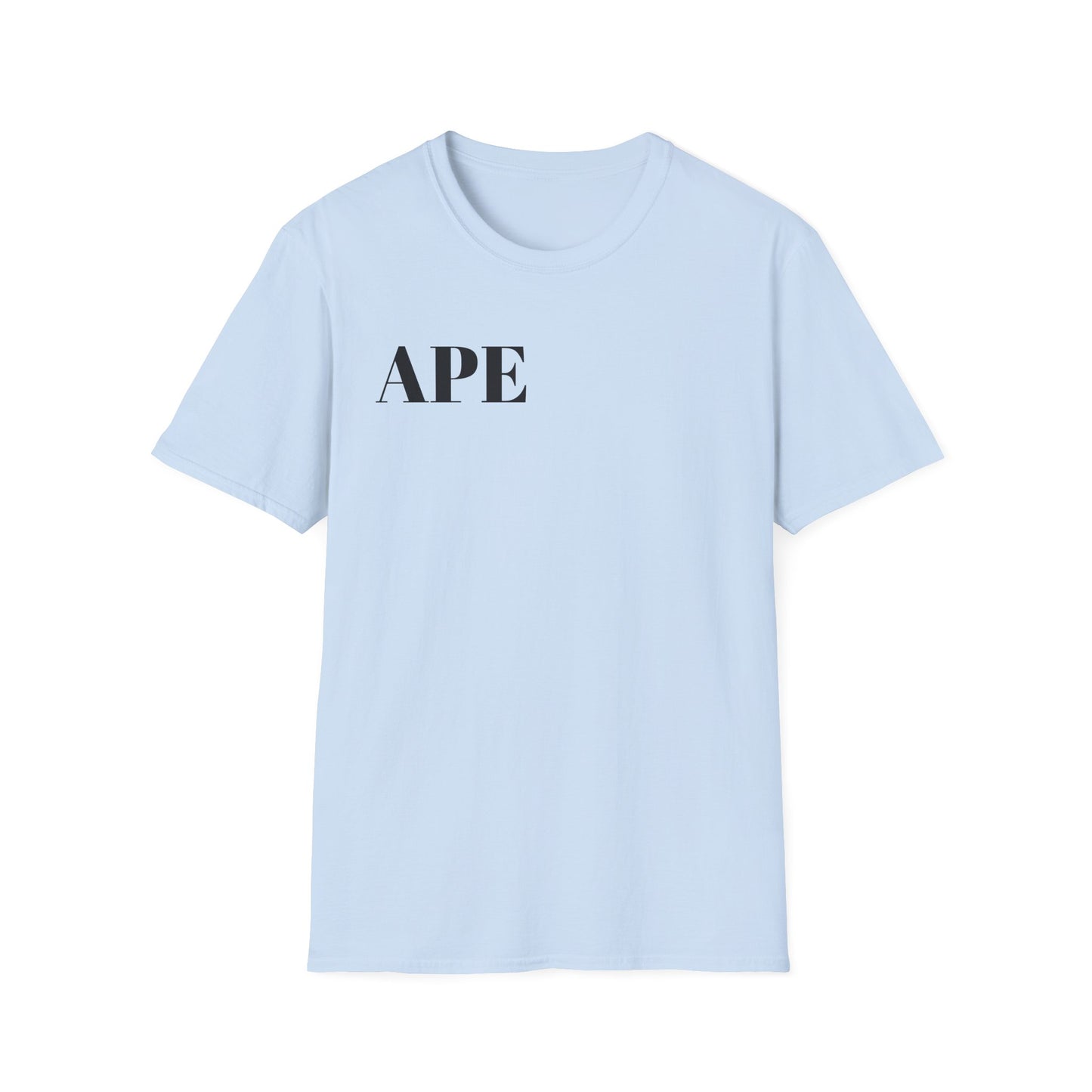Albino Ape Unisex T-Shirt - Funny Animal Tee, Gift for Ape Lovers