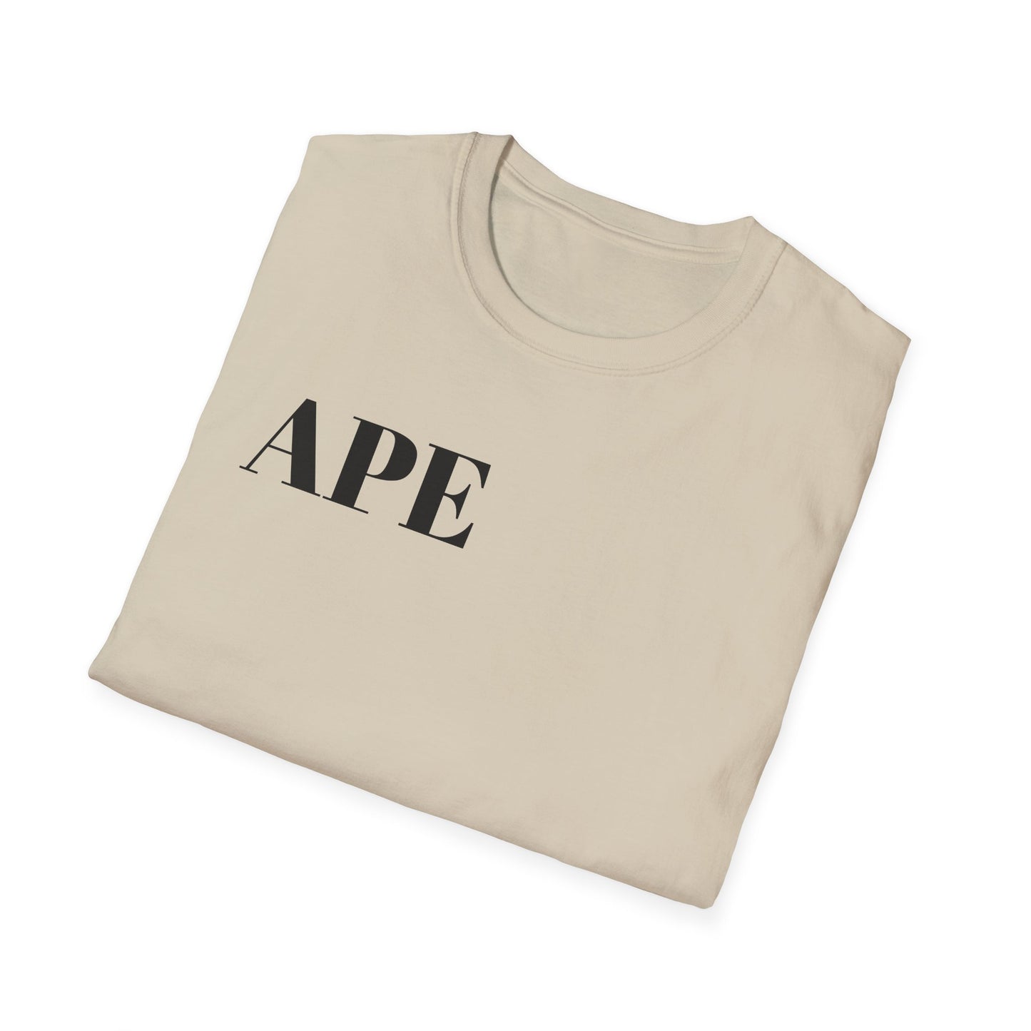 Albino Ape Unisex T-Shirt - Funny Animal Tee, Gift for Ape Lovers