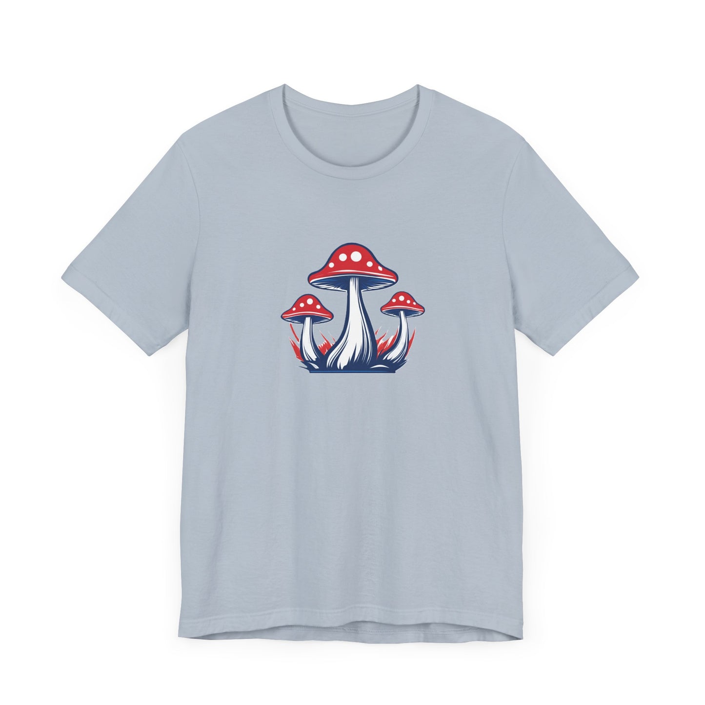 T-Shirt - Patriotic Mushrooms Unisex Jersey Short Sleeve Tee