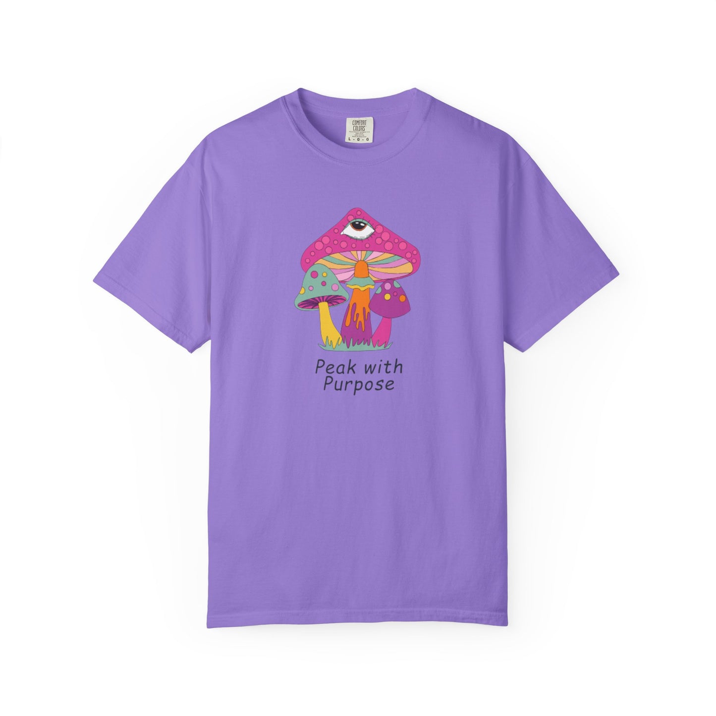 Peak with Purpose T-Shirt for Creative Souls, Unisex Tee, Gift for Nature Lovers, Festival Wear, Bohemian Style