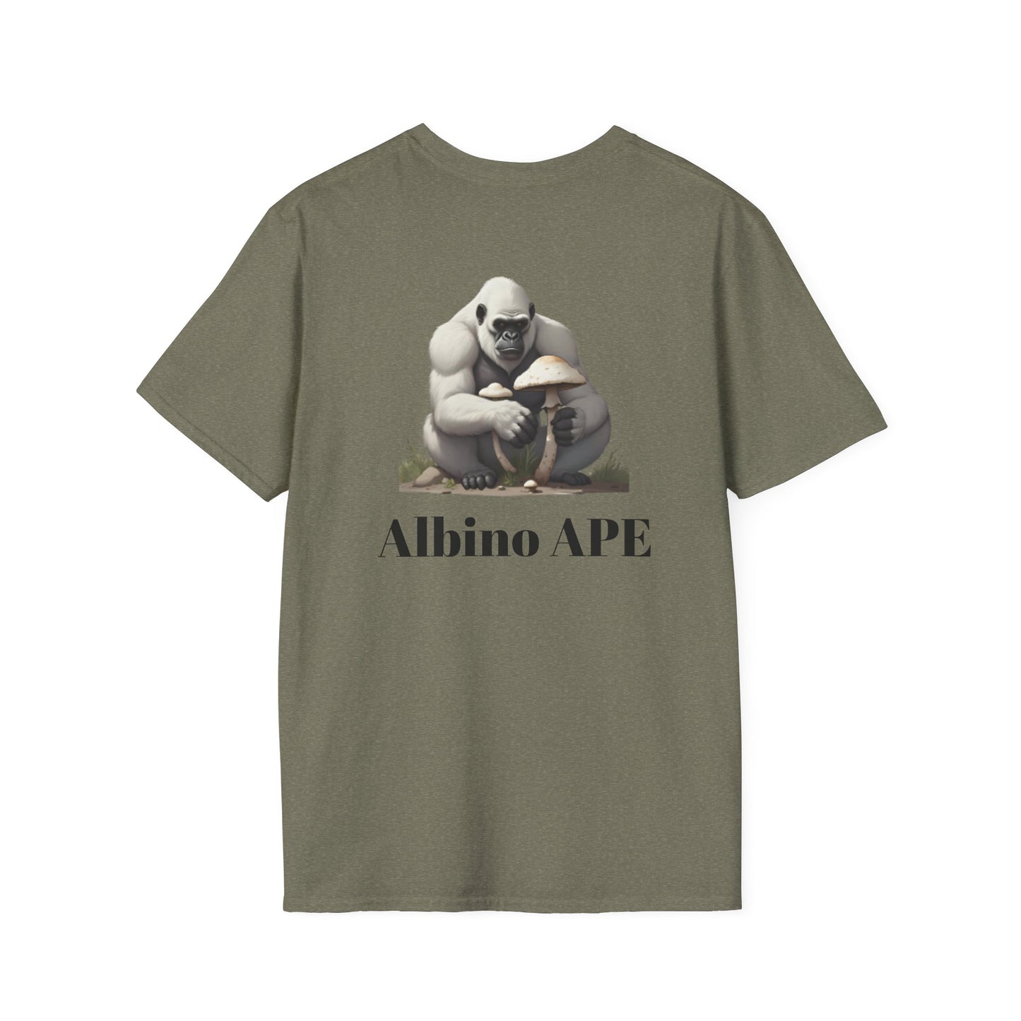 Albino Ape Unisex T-Shirt - Funny Animal Tee, Gift for Ape Lovers