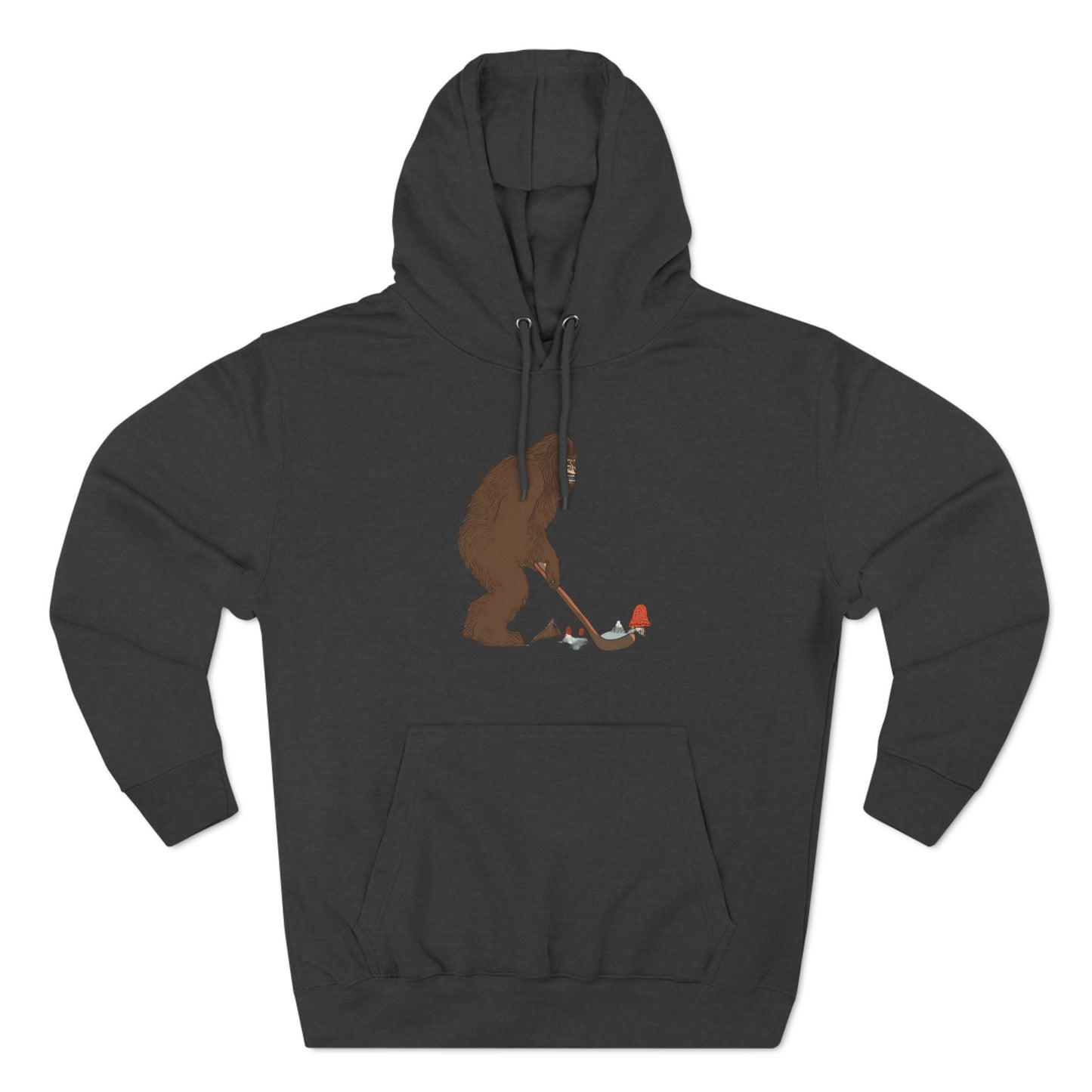 Three-Panel Fleece Hoodie