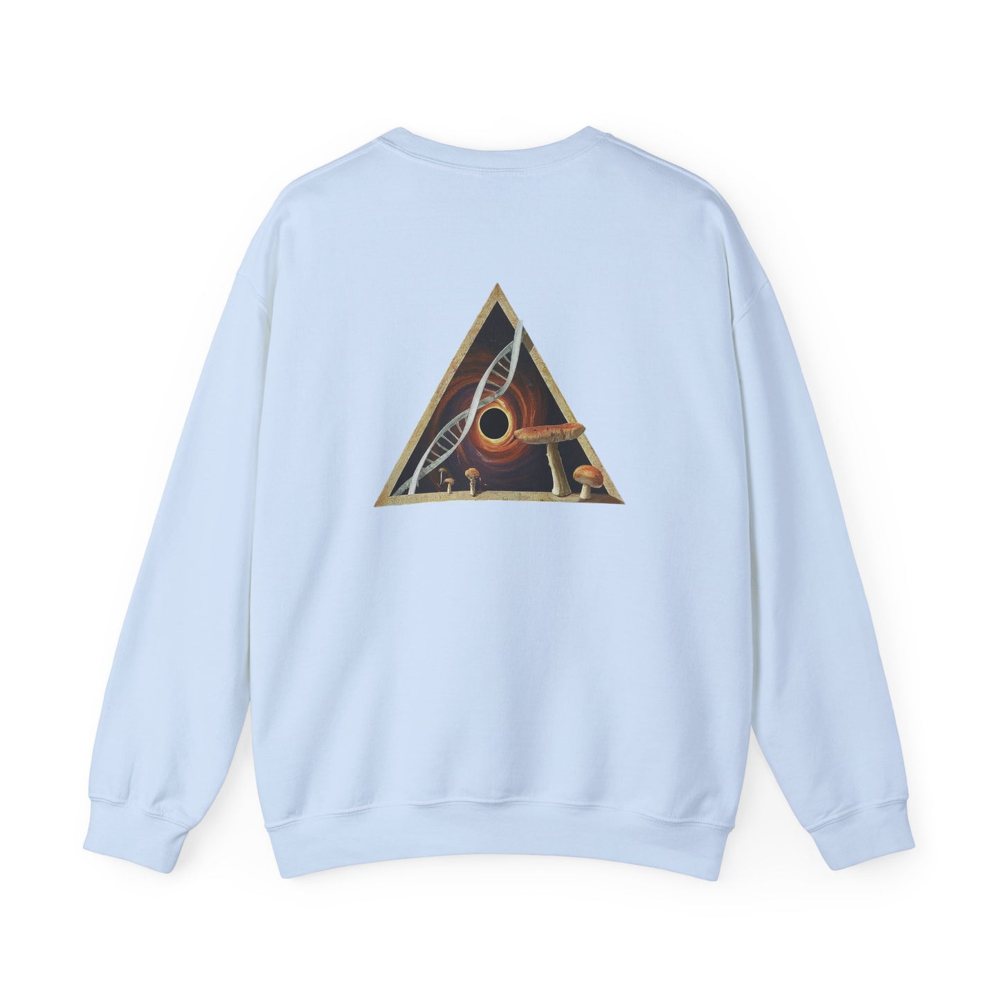 Unisex Heavy Blend™ Crewneck Sweatshirt Mushroom, DNA, Triangle