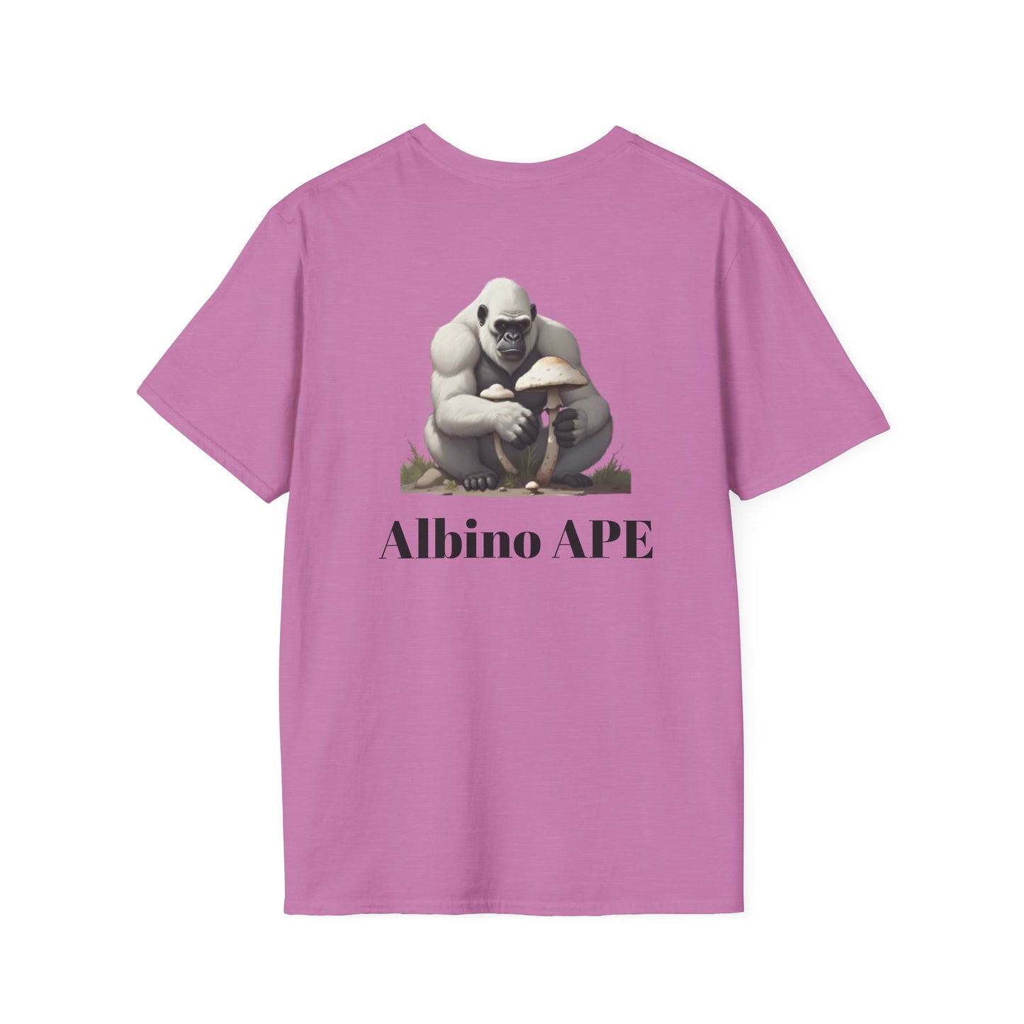 Albino Ape Unisex T-Shirt - Funny Animal Tee, Gift for Ape Lovers