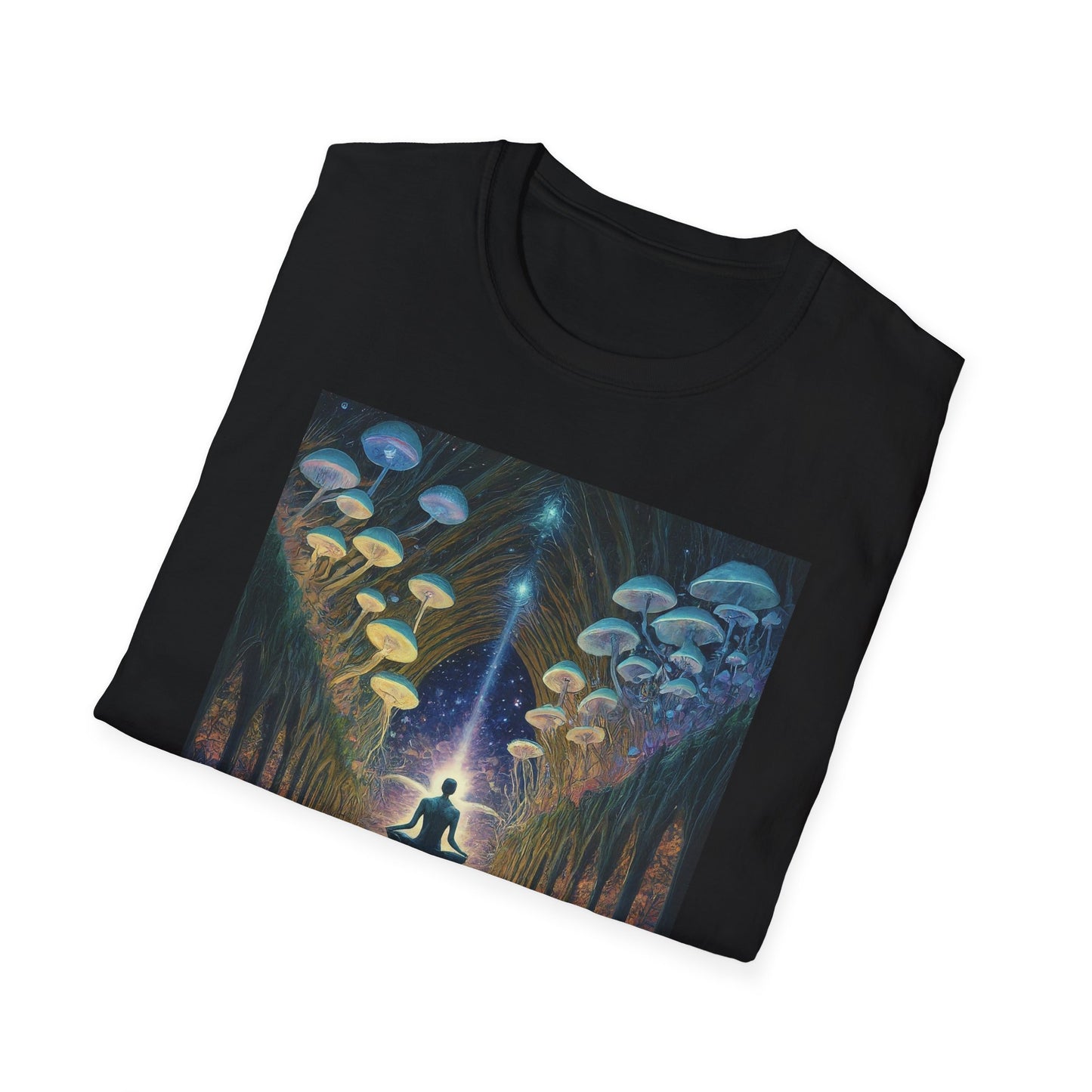 Mystical Meditation T-Shirt | Cosmic Vibes Unisex Tee