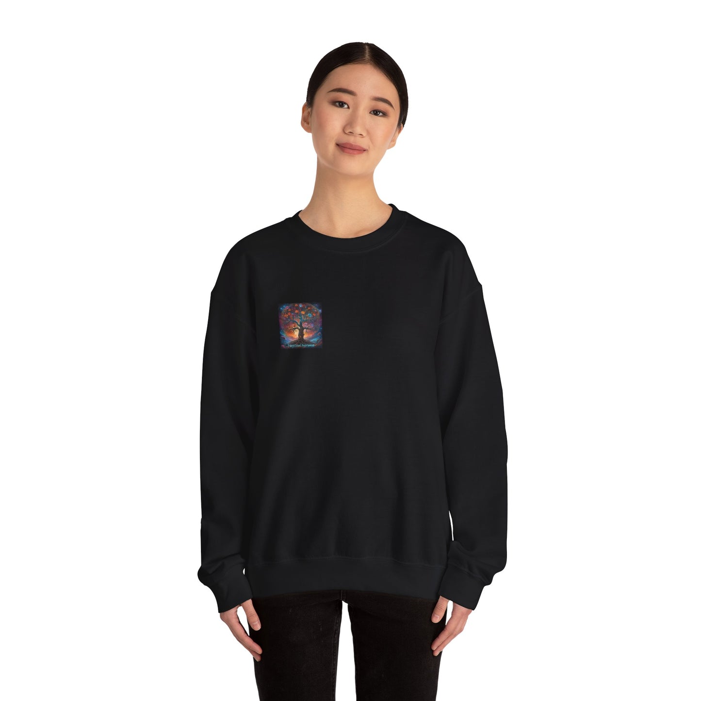 Unisex Heavy Blend™ Crewneck Sweatshirt Mushroom, DNA, Triangle