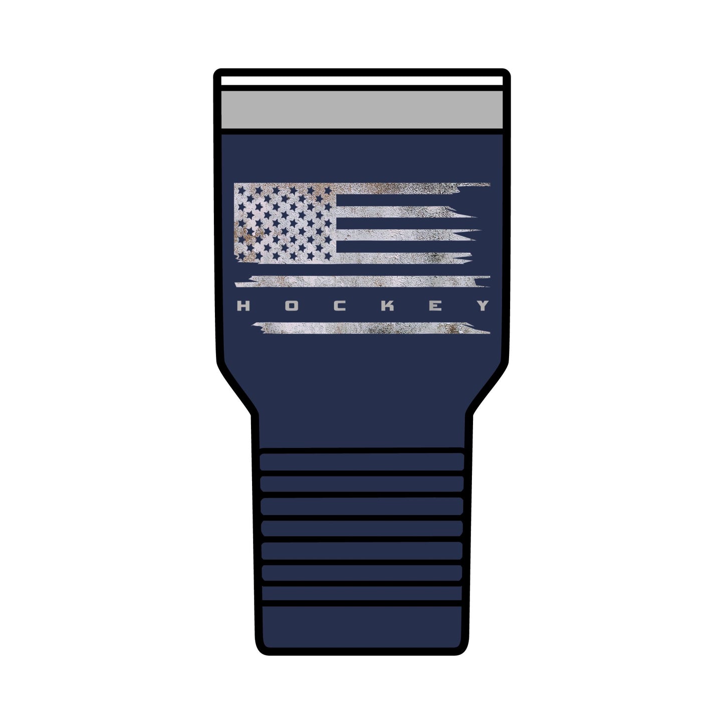 Tumbler - Hockey Design, 30oz Insulated Cup