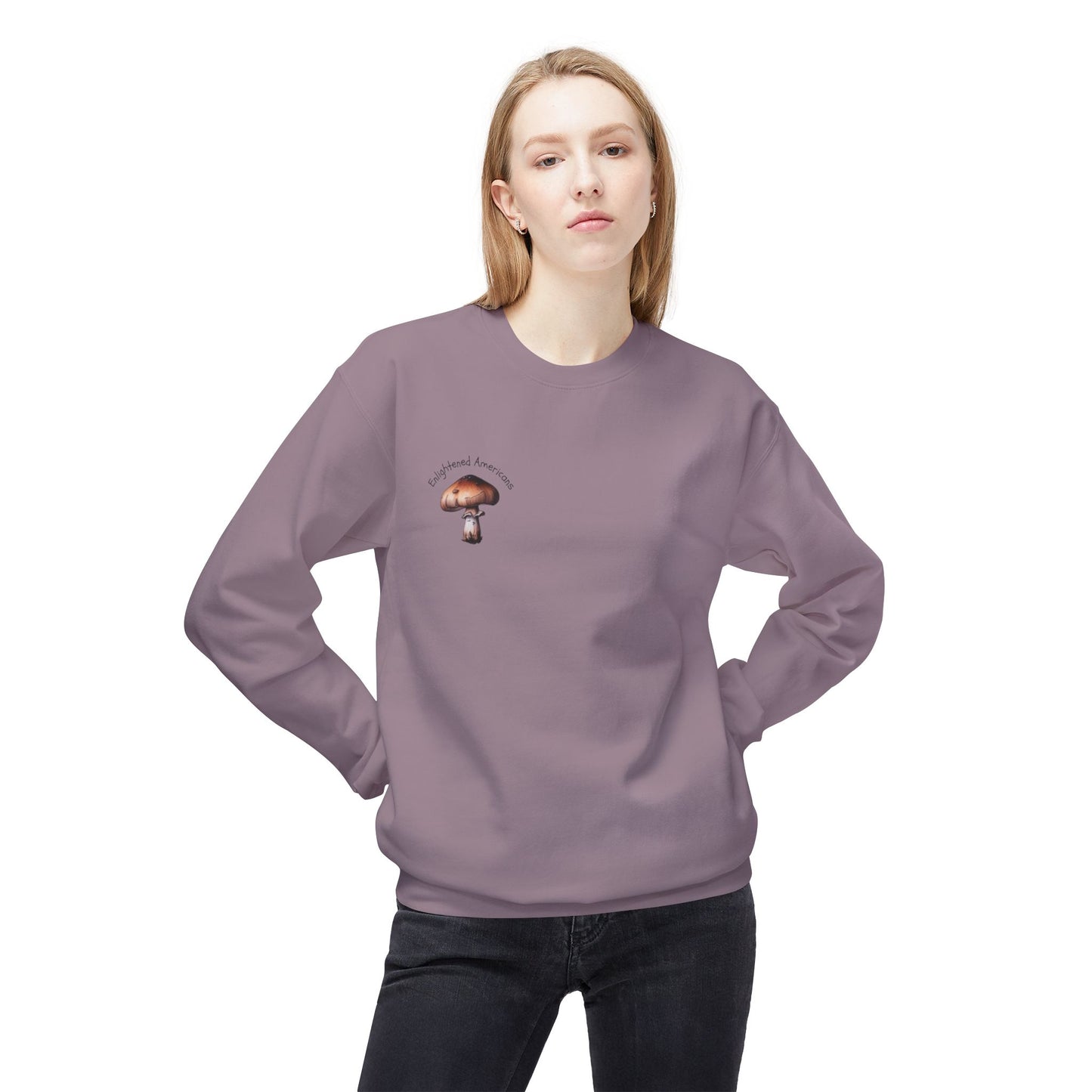 Interconnectedness of all Things Mushroom Crewneck Sweatshirt