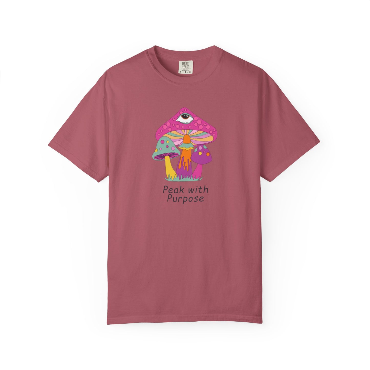Peak with Purpose T-Shirt for Creative Souls, Unisex Tee, Gift for Nature Lovers, Festival Wear, Bohemian Style