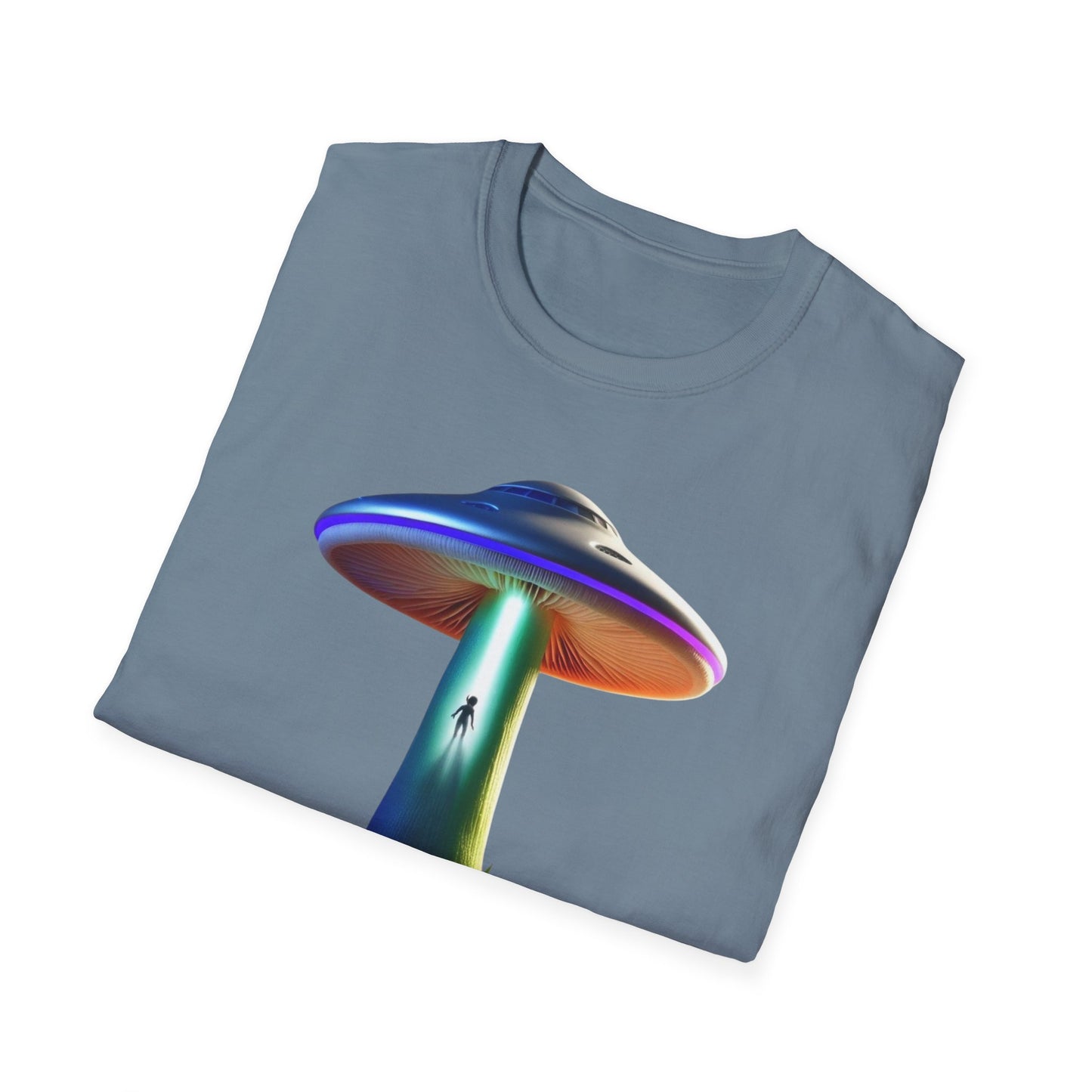 Mushroom UFO T-Shirt | Retro Alien Sci-Fi Graphic Tee