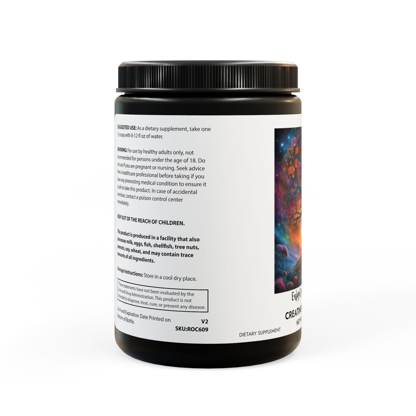 Creatine Monohydrate Supplement (300g, 10.58oz)