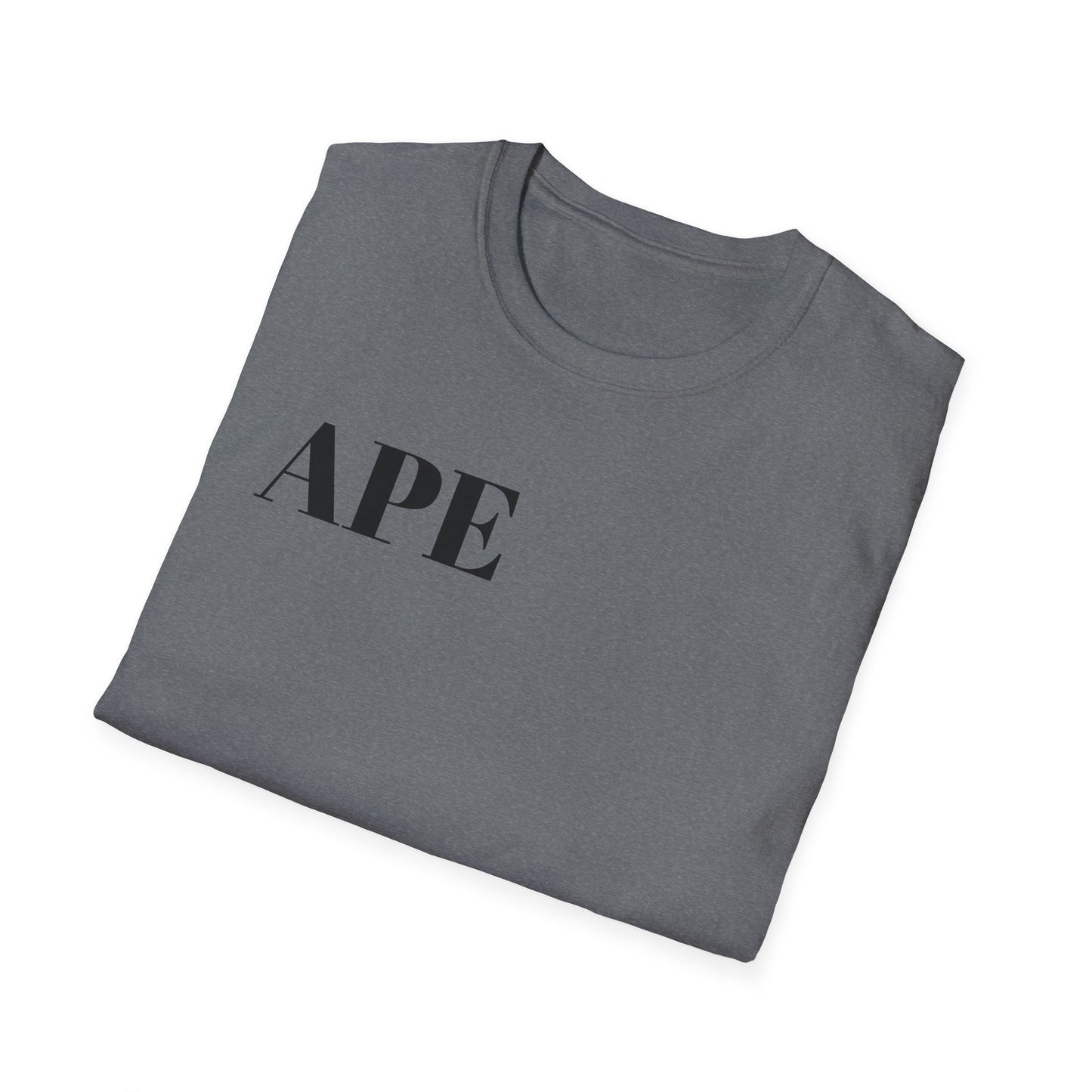 Albino Ape Unisex T-Shirt - Funny Animal Tee, Gift for Ape Lovers
