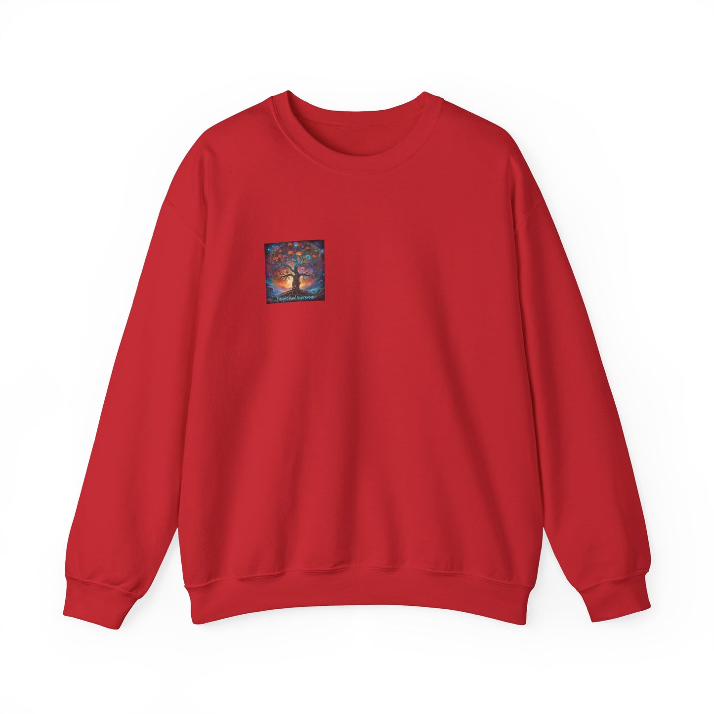 Unisex Heavy Blend™ Crewneck Sweatshirt Mushroom, DNA, Triangle