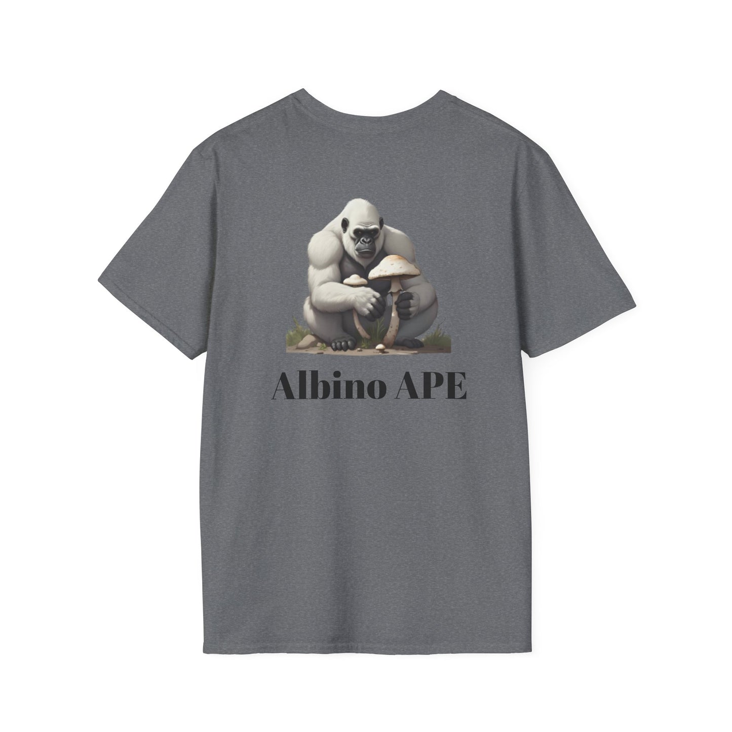Albino Ape Unisex T-Shirt - Funny Animal Tee, Gift for Ape Lovers