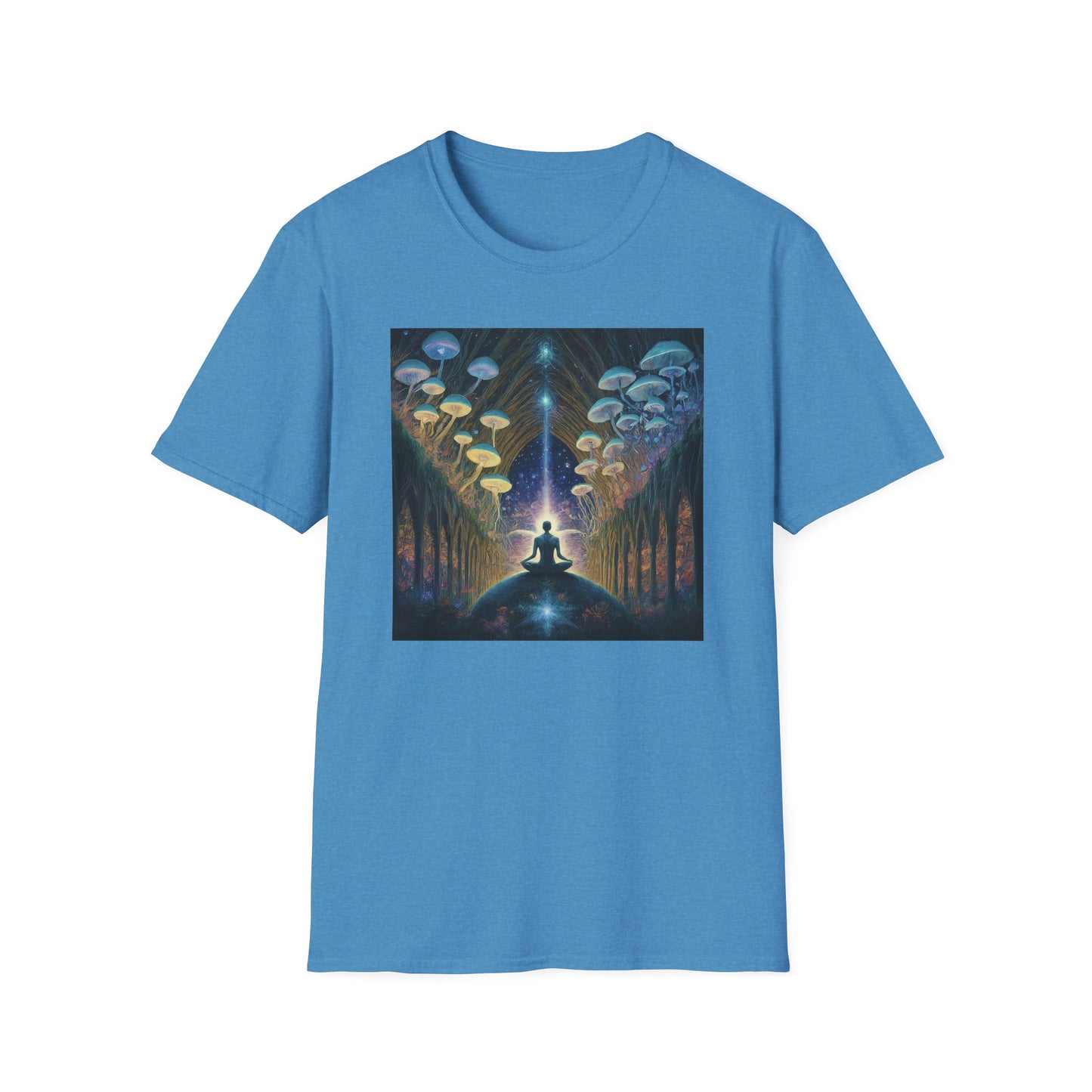 Mystical Meditation T-Shirt | Cosmic Vibes Unisex Tee