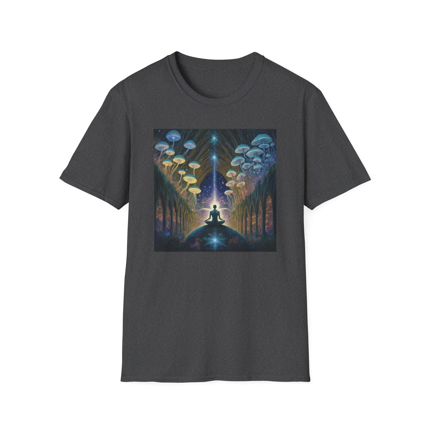Mystical Meditation T-Shirt | Cosmic Vibes Unisex Tee