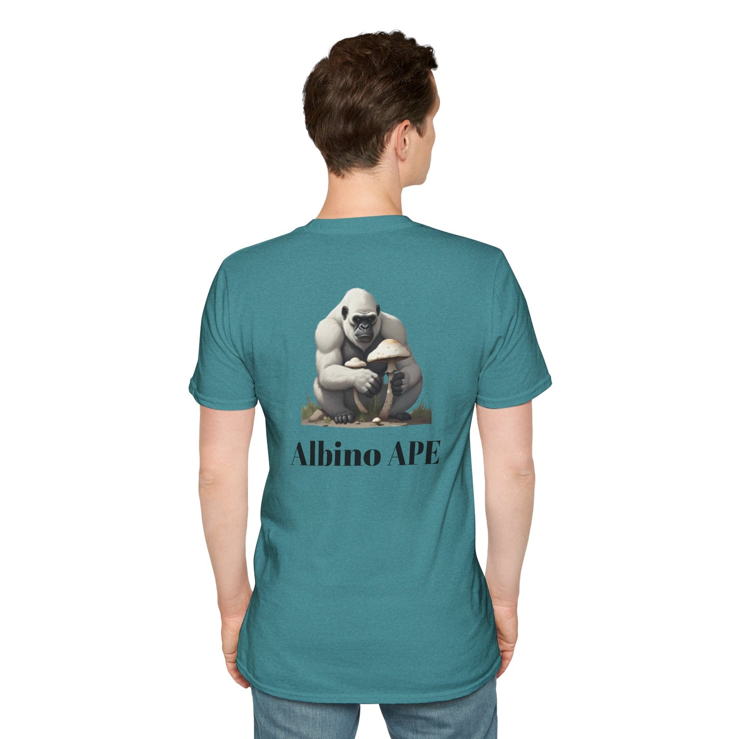 Albino Ape Unisex T-Shirt - Funny Animal Tee, Gift for Ape Lovers