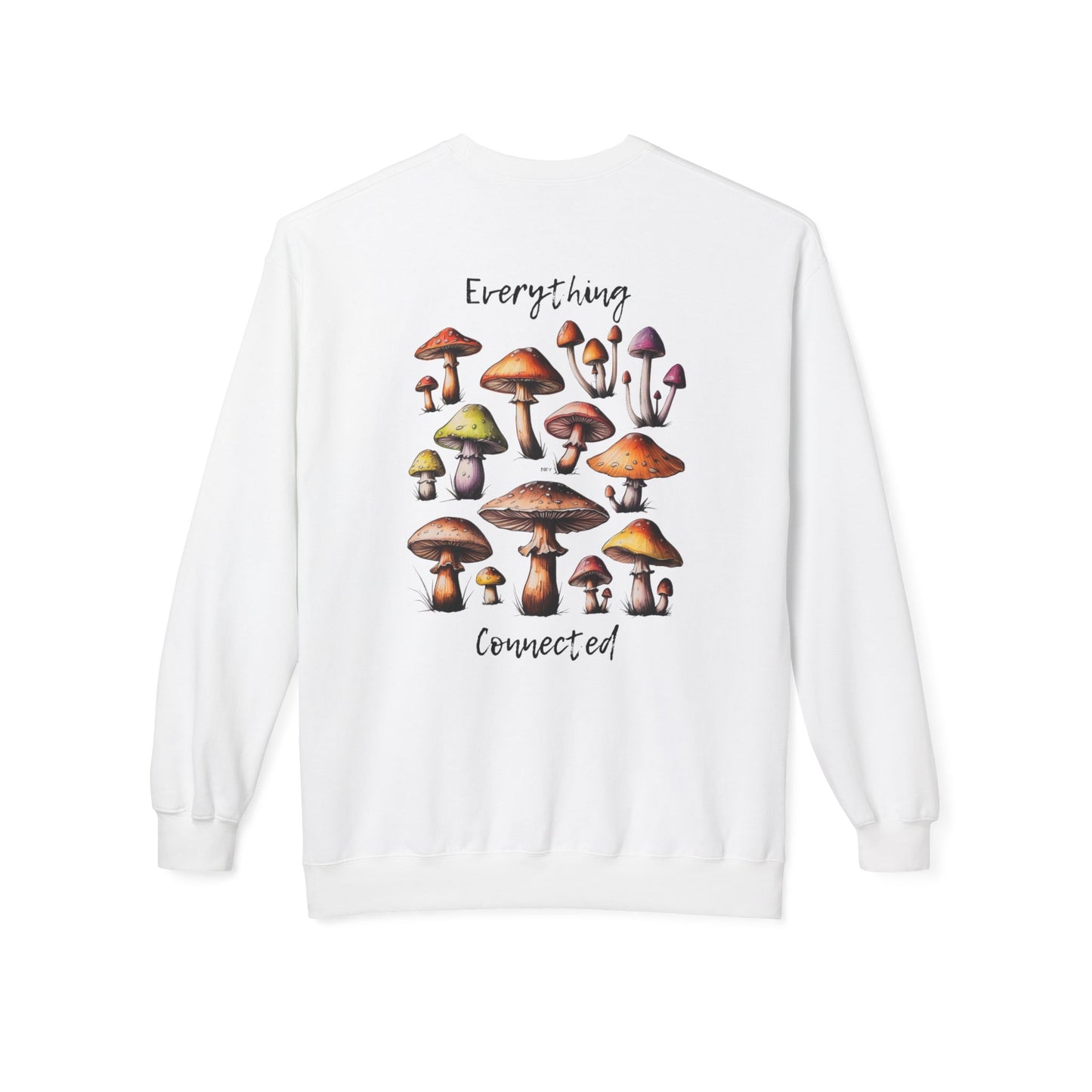 Interconnectedness of all Things Mushroom Crewneck Sweatshirt