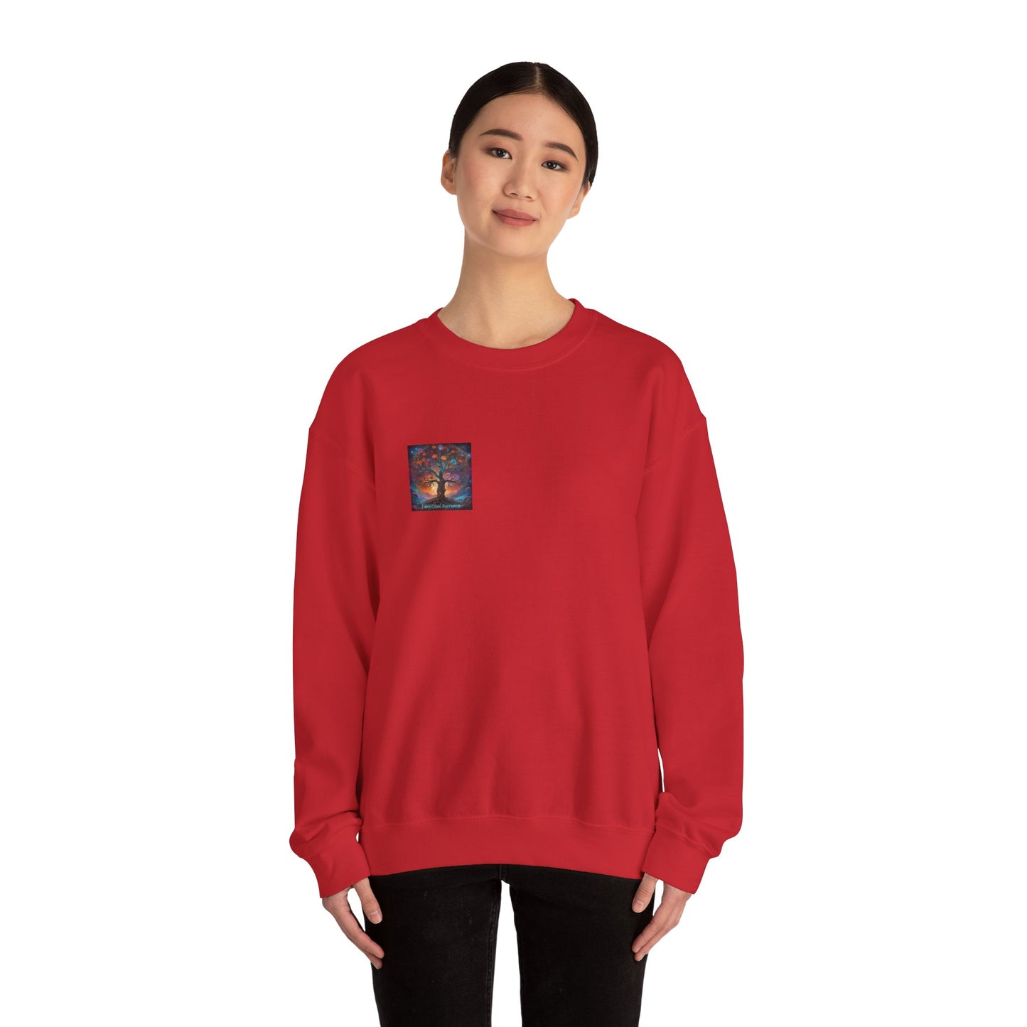 Unisex Heavy Blend™ Crewneck Sweatshirt Mushroom, DNA, Triangle