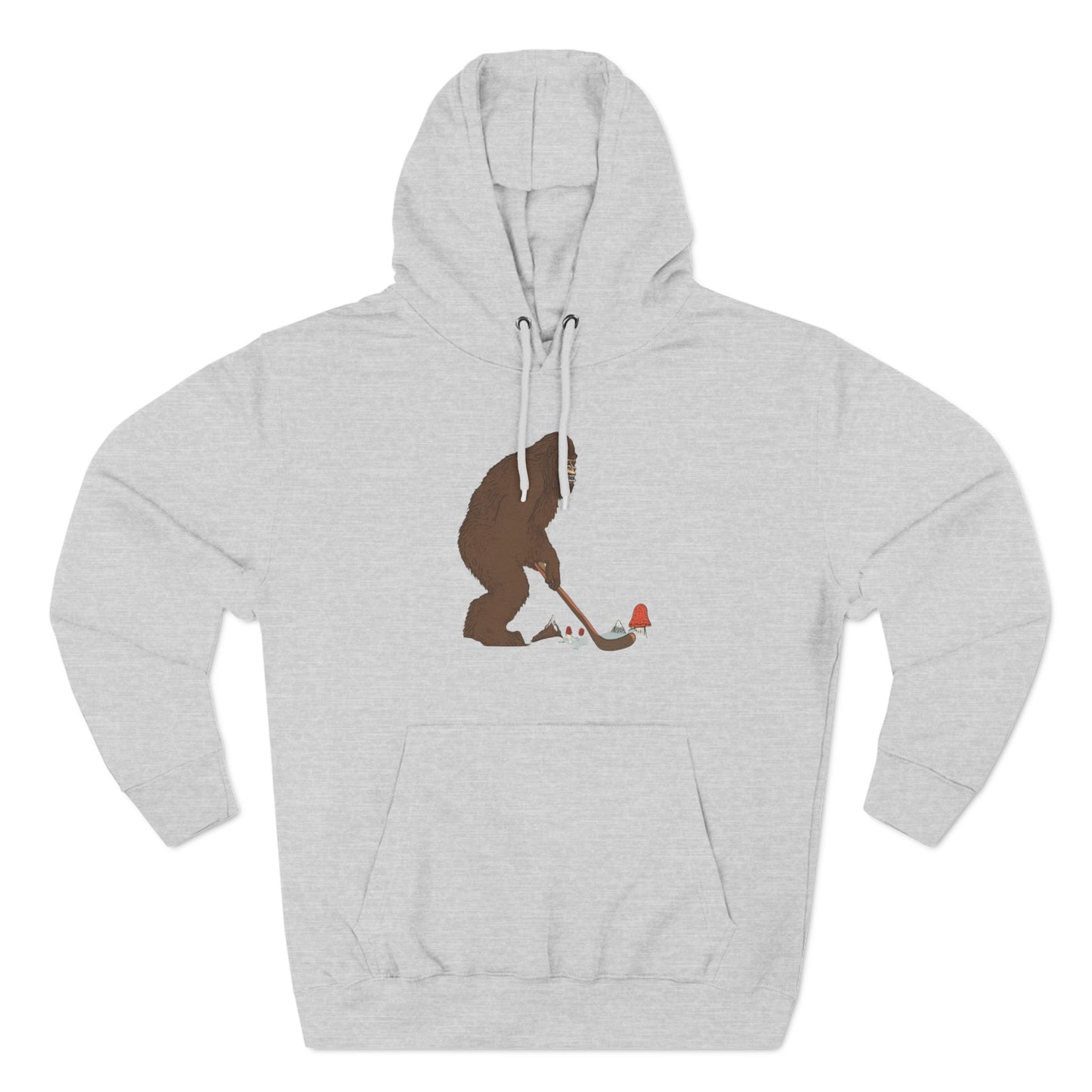 Three-Panel Fleece Hoodie