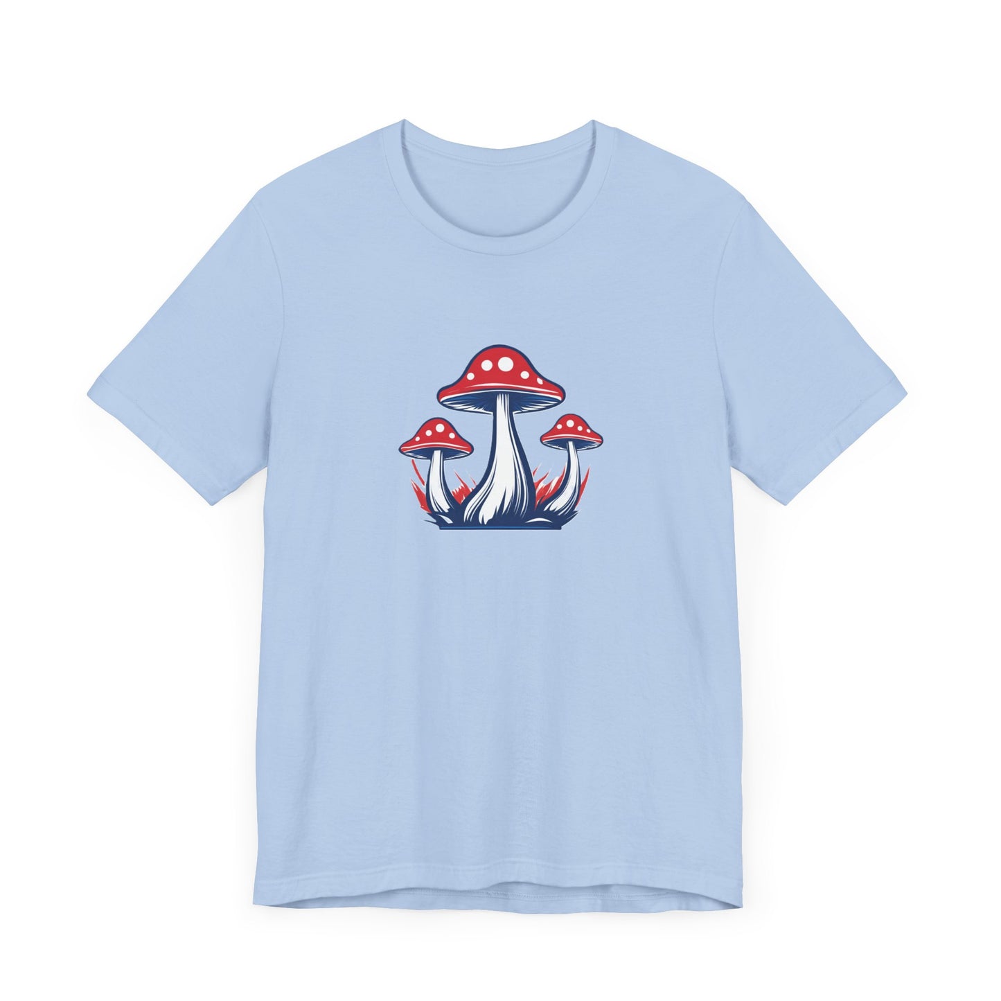 T-Shirt - Patriotic Mushrooms Unisex Jersey Short Sleeve Tee