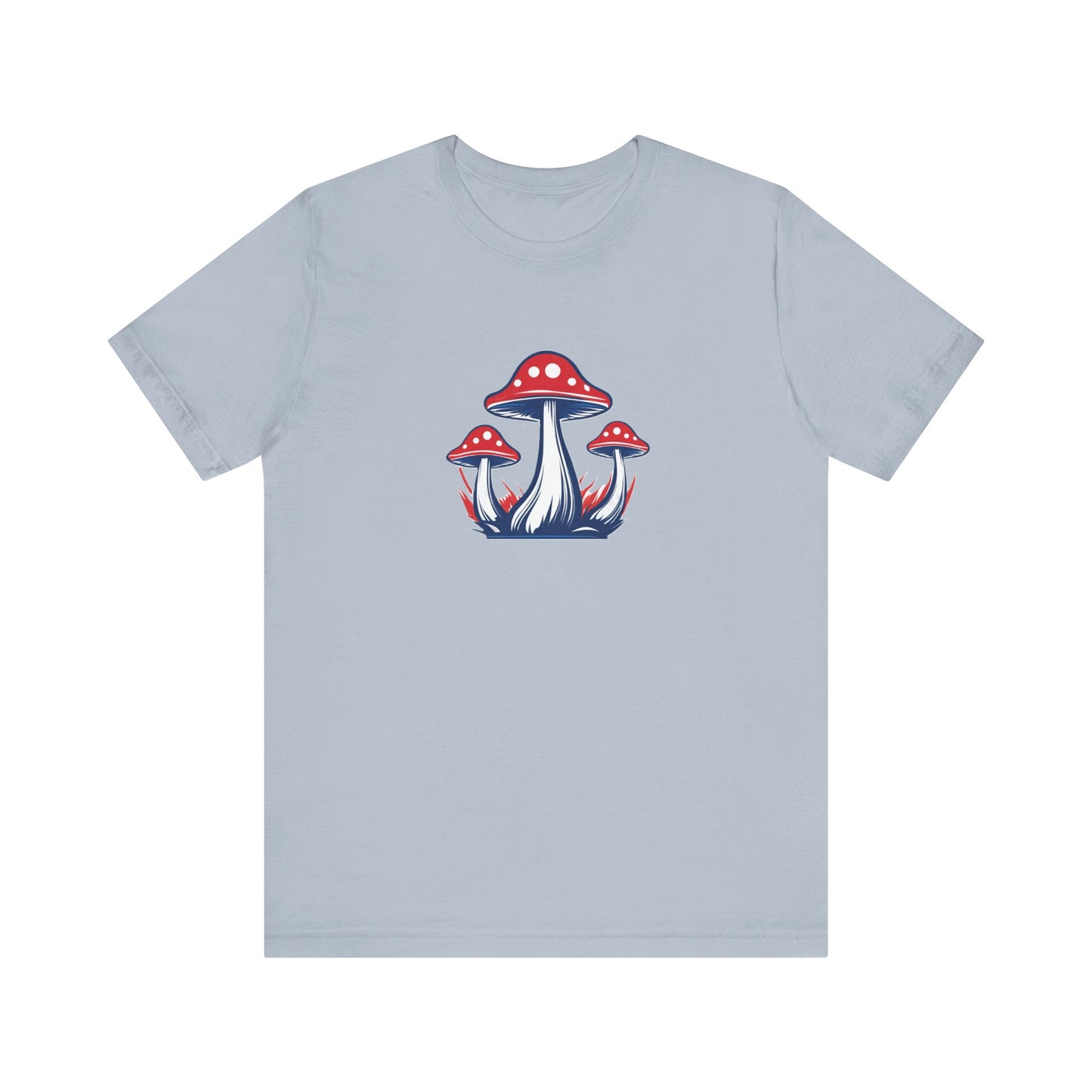 T-Shirt - Patriotic Mushrooms Unisex Jersey Short Sleeve Tee