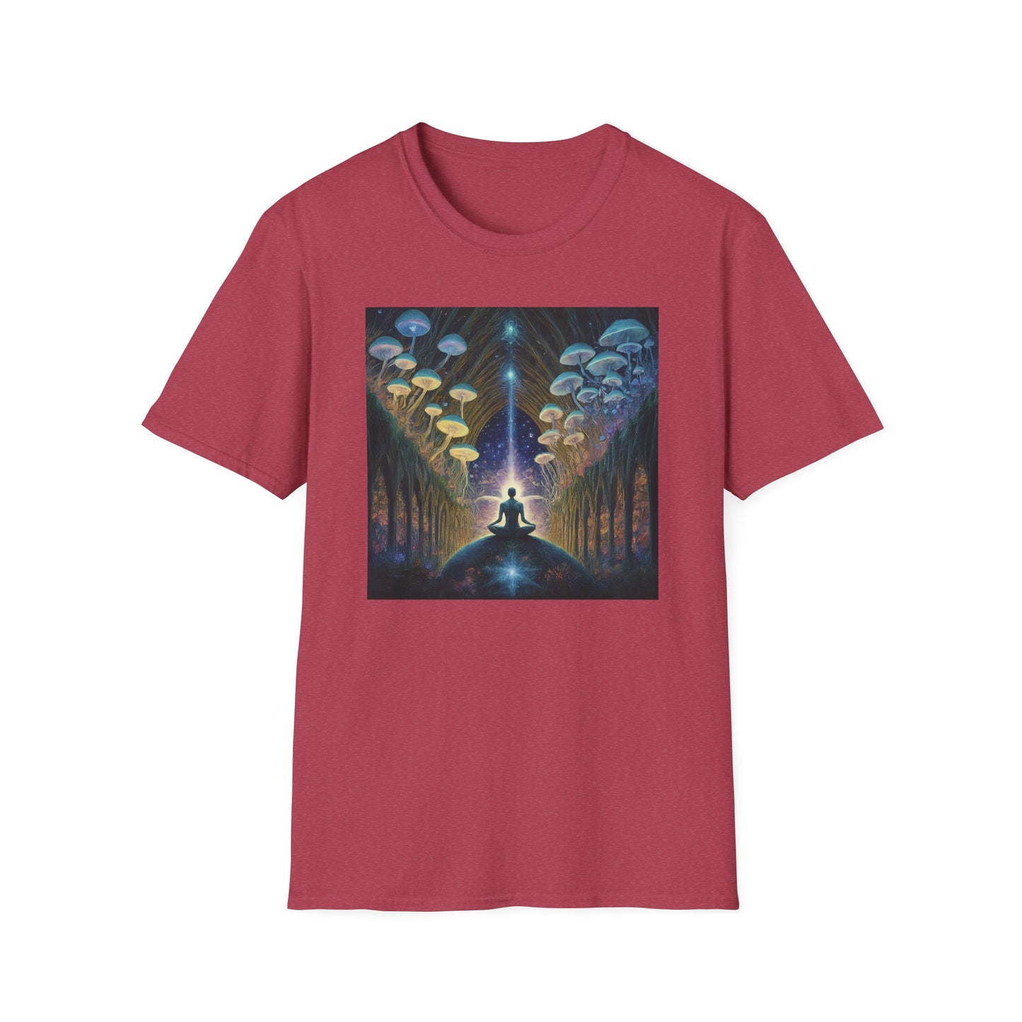 Mystical Meditation T-Shirt | Cosmic Vibes Unisex Tee