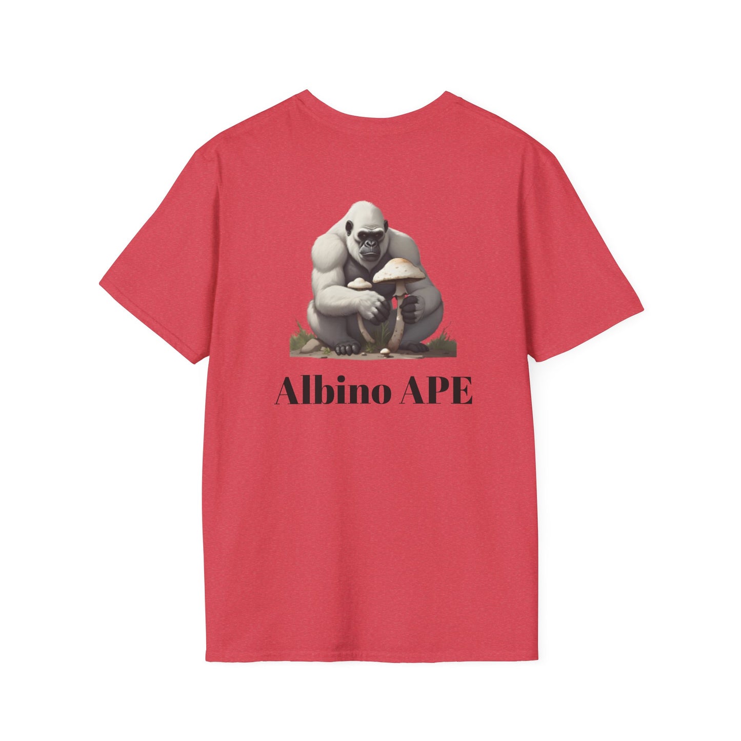 Albino Ape Unisex T-Shirt - Funny Animal Tee, Gift for Ape Lovers