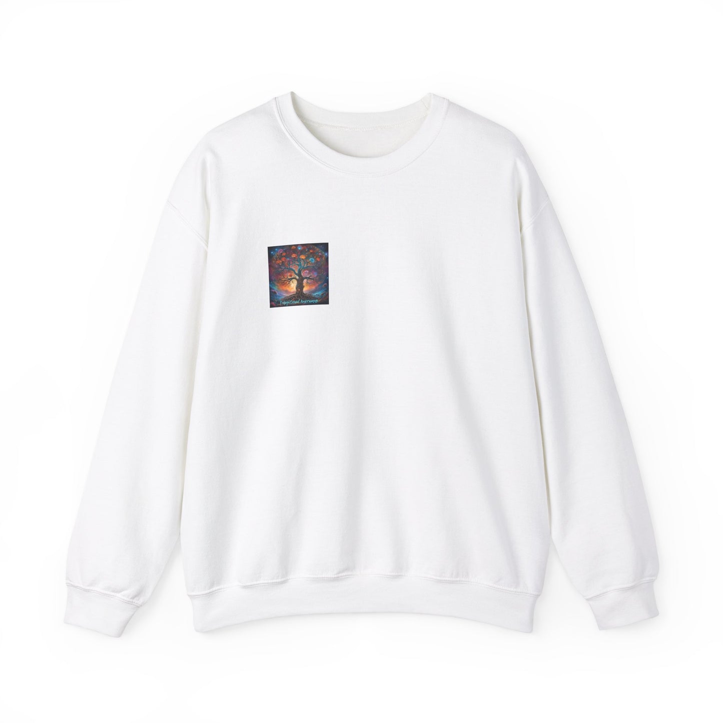 Unisex Heavy Blend™ Crewneck Sweatshirt Mushroom, DNA, Triangle