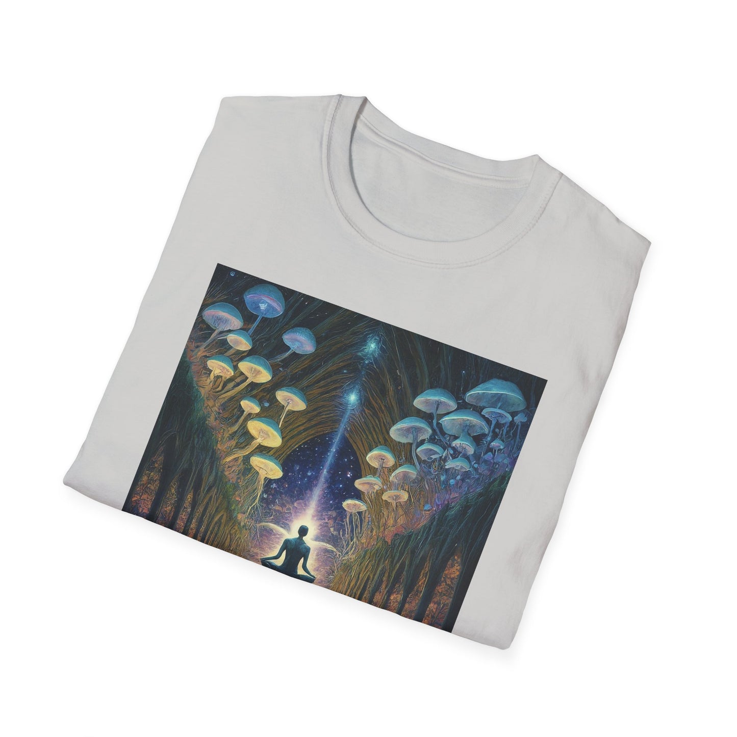 Mystical Meditation T-Shirt | Cosmic Vibes Unisex Tee