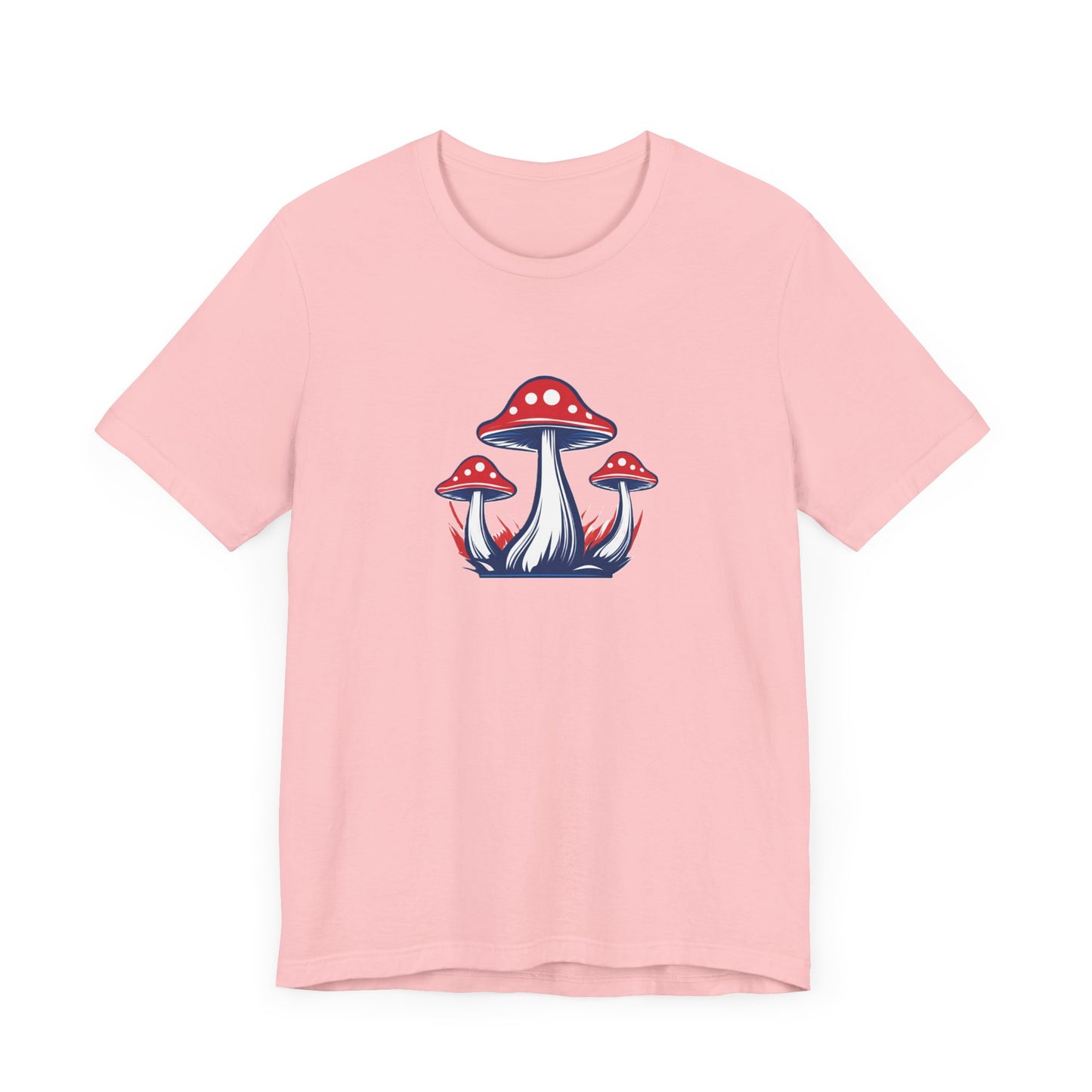 T-Shirt - Patriotic Mushrooms Unisex Jersey Short Sleeve Tee