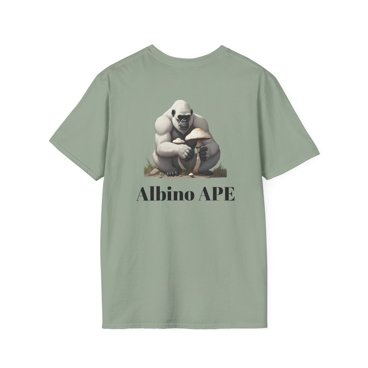 Albino Ape Unisex T-Shirt - Funny Animal Tee, Gift for Ape Lovers