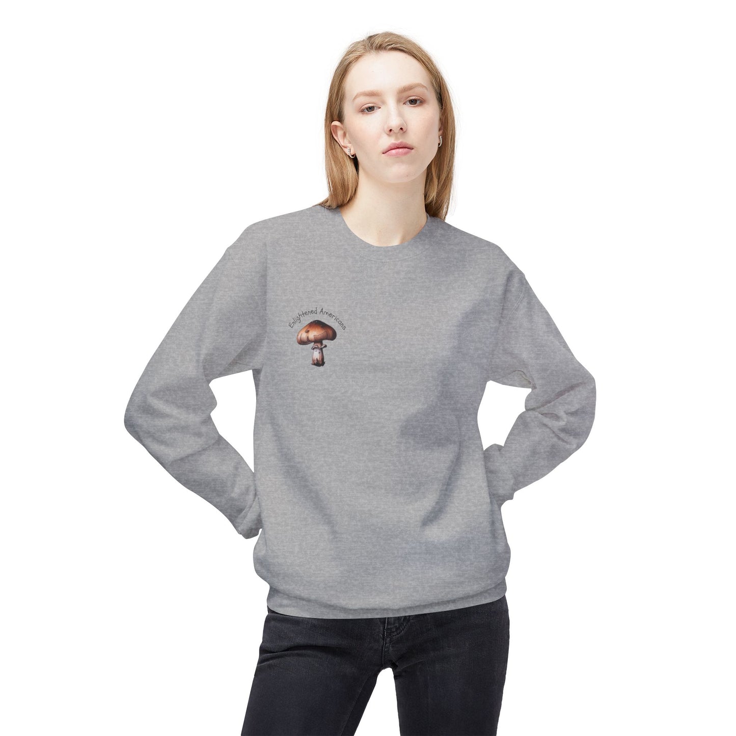 Interconnectedness of all Things Mushroom Crewneck Sweatshirt