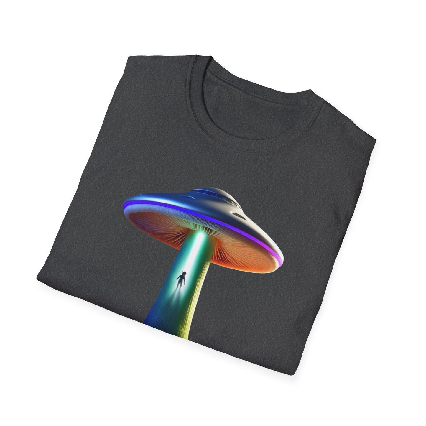 Mushroom UFO T-Shirt | Retro Alien Sci-Fi Graphic Tee