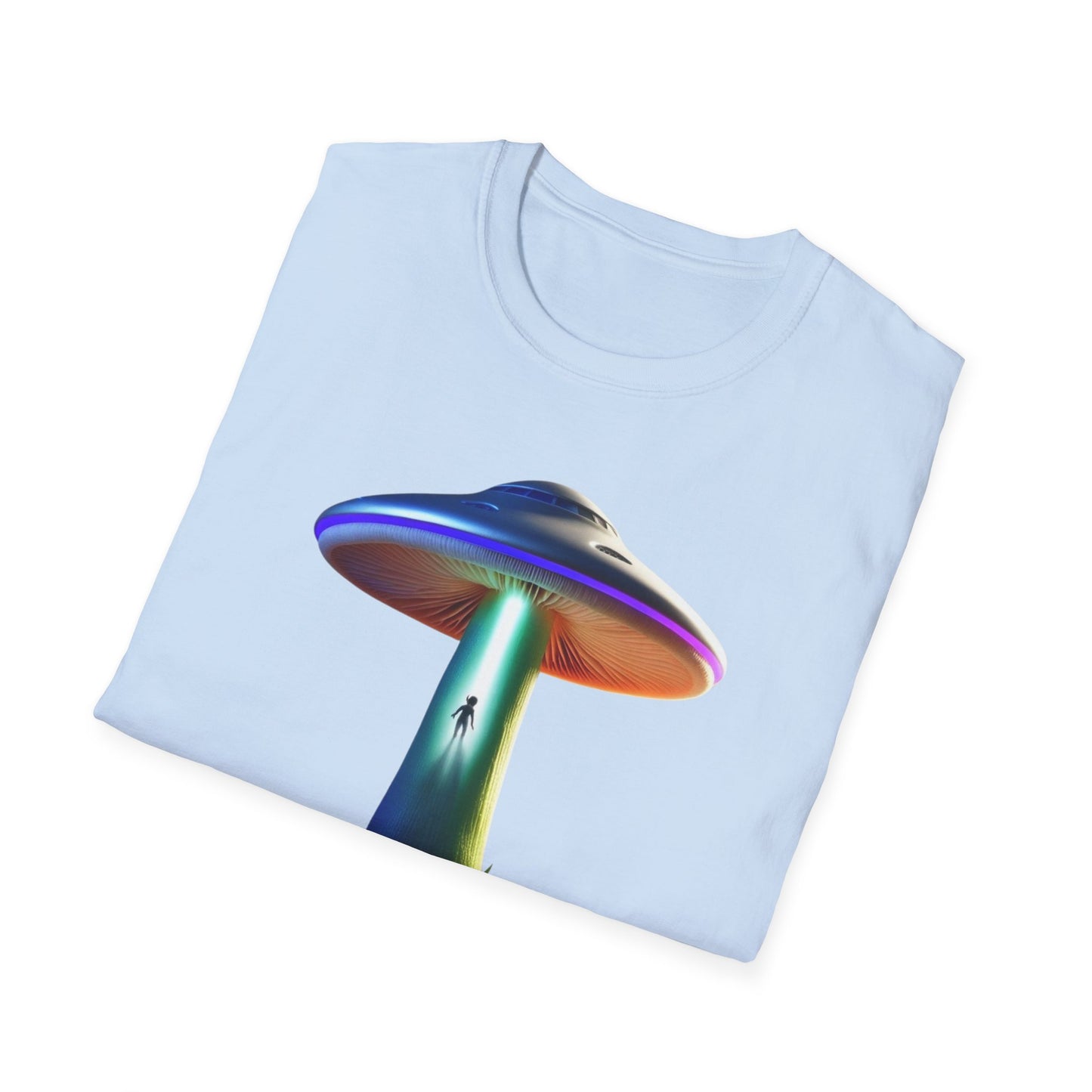 Mushroom UFO T-Shirt | Retro Alien Sci-Fi Graphic Tee