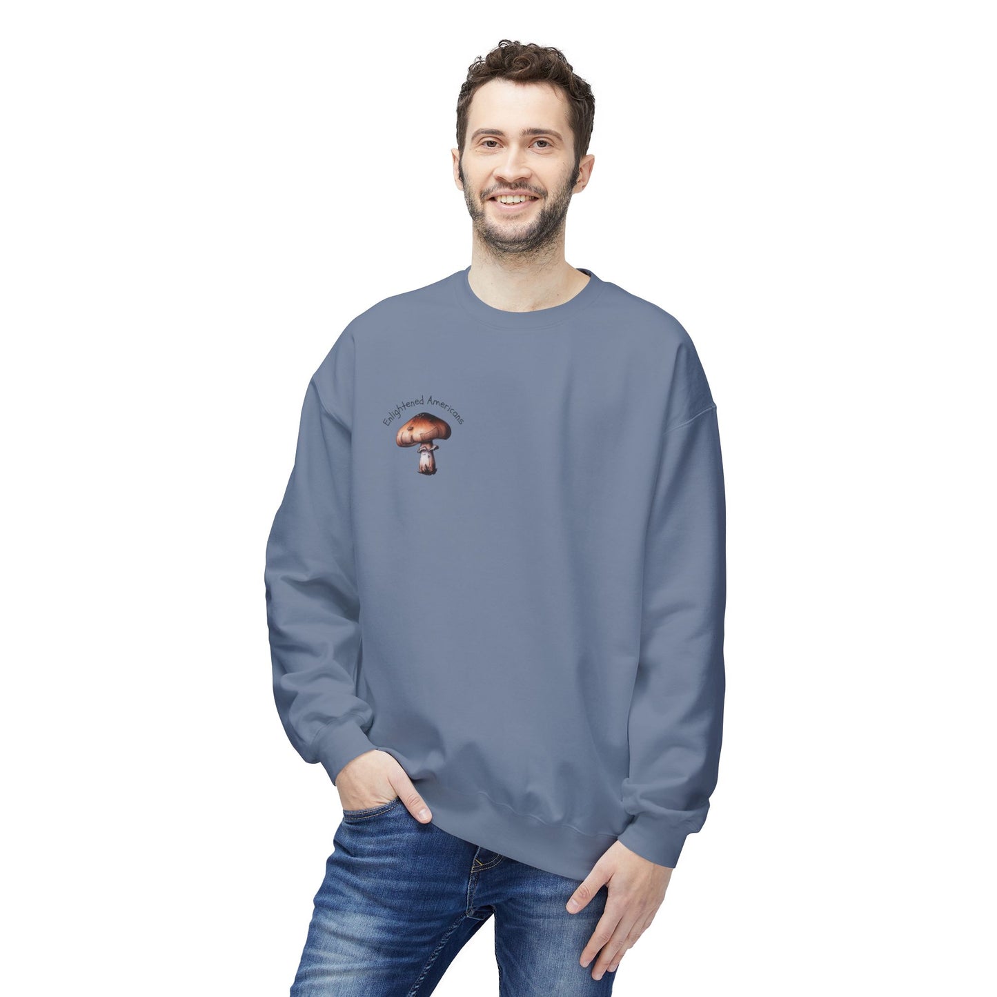 Interconnectedness of all Things Mushroom Crewneck Sweatshirt