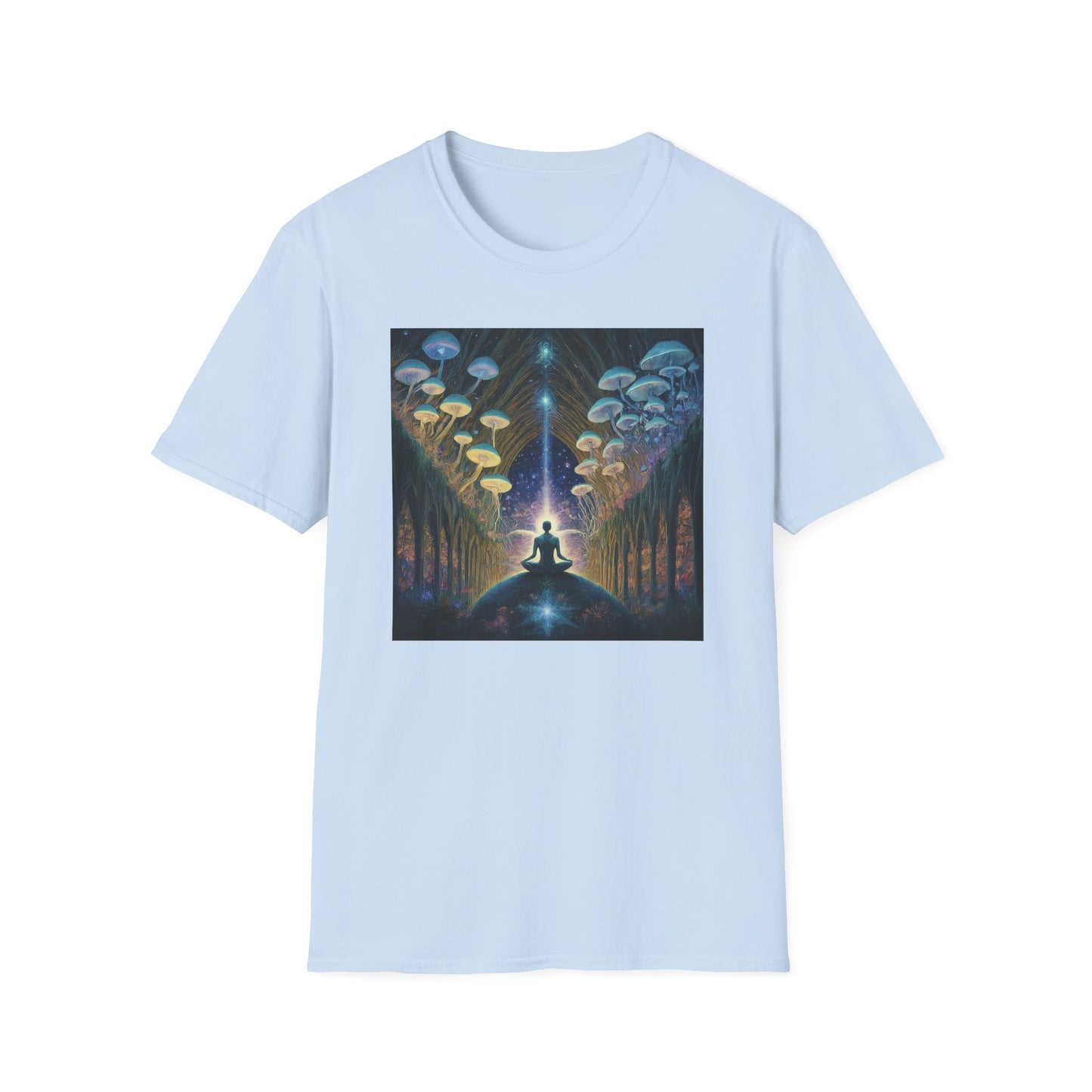 Mystical Meditation T-Shirt | Cosmic Vibes Unisex Tee