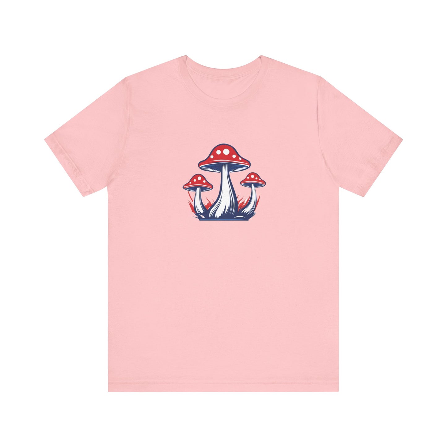 T-Shirt - Patriotic Mushrooms Unisex Jersey Short Sleeve Tee